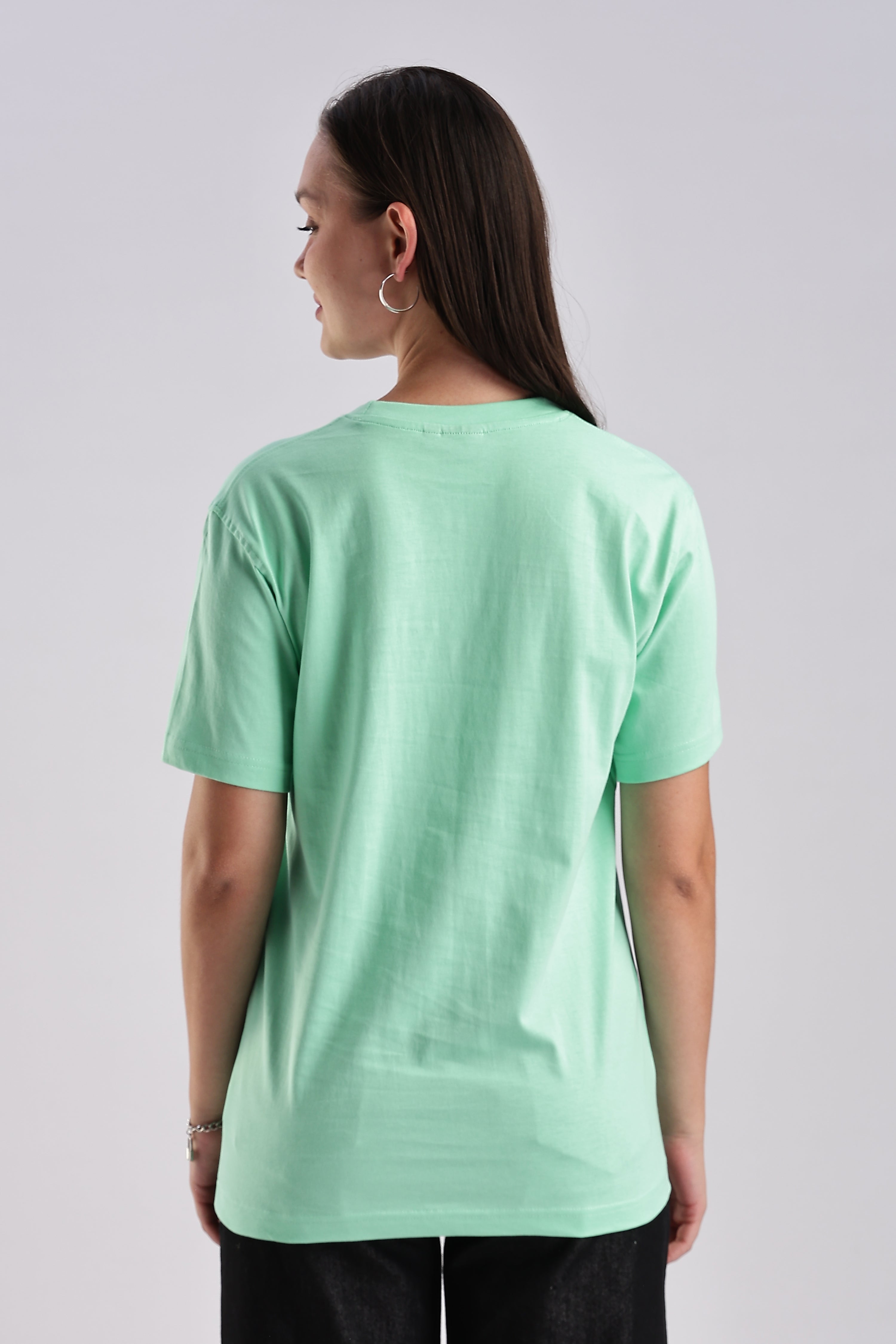Women's Mint Green Oversized T-Shirt