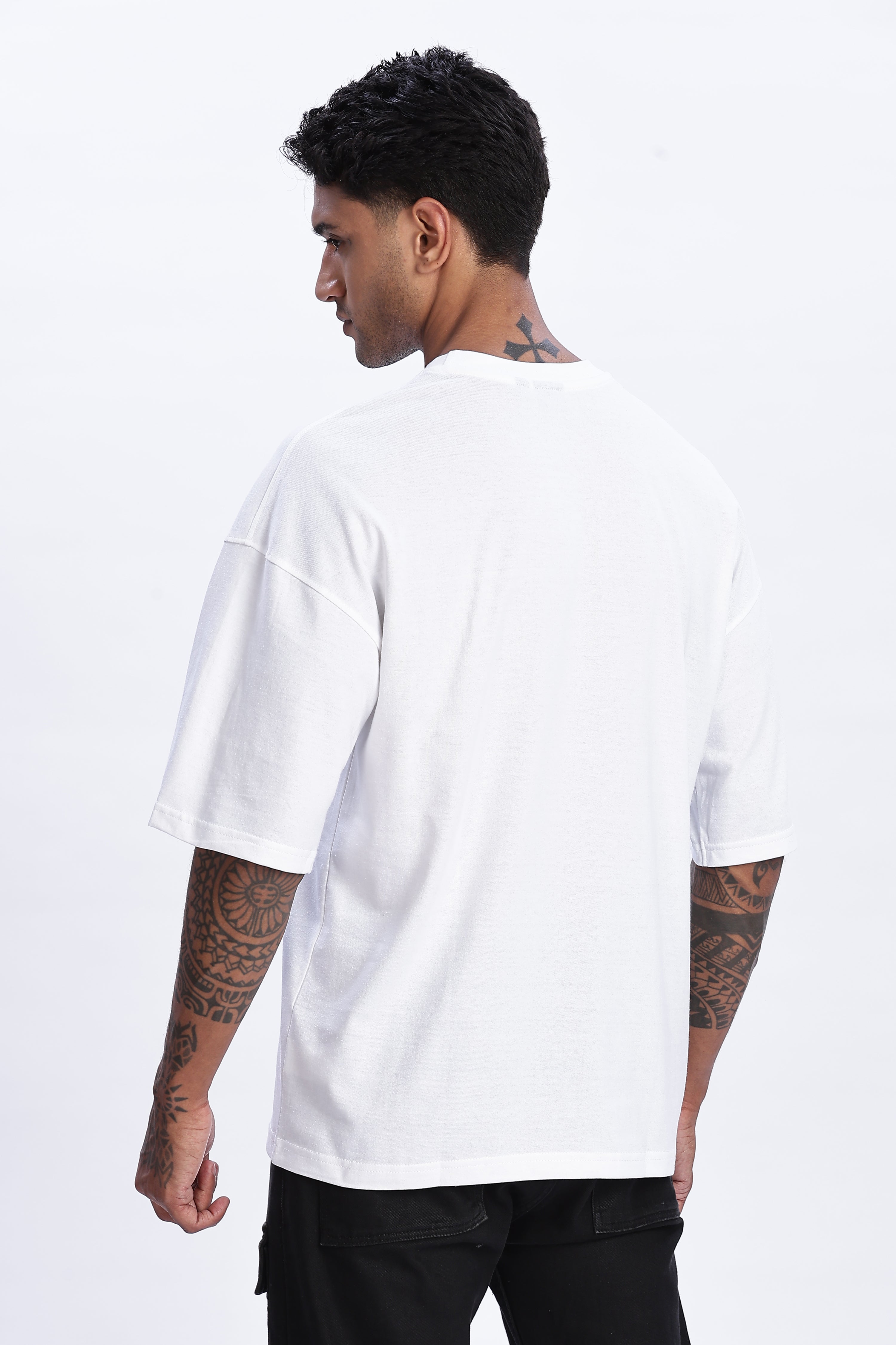 Men's White Oversized T-Shirt