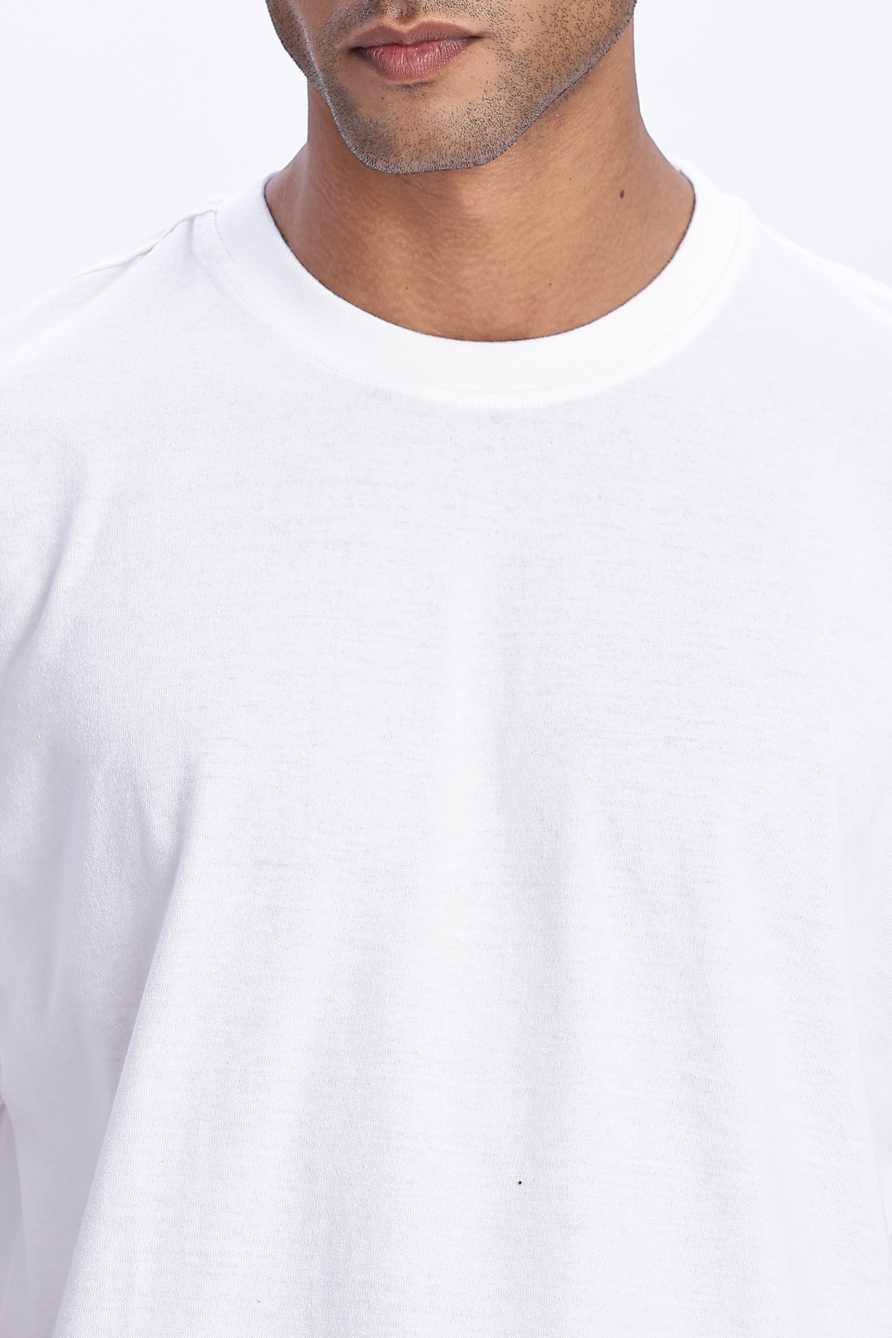 Men's White Oversized T-Shirt