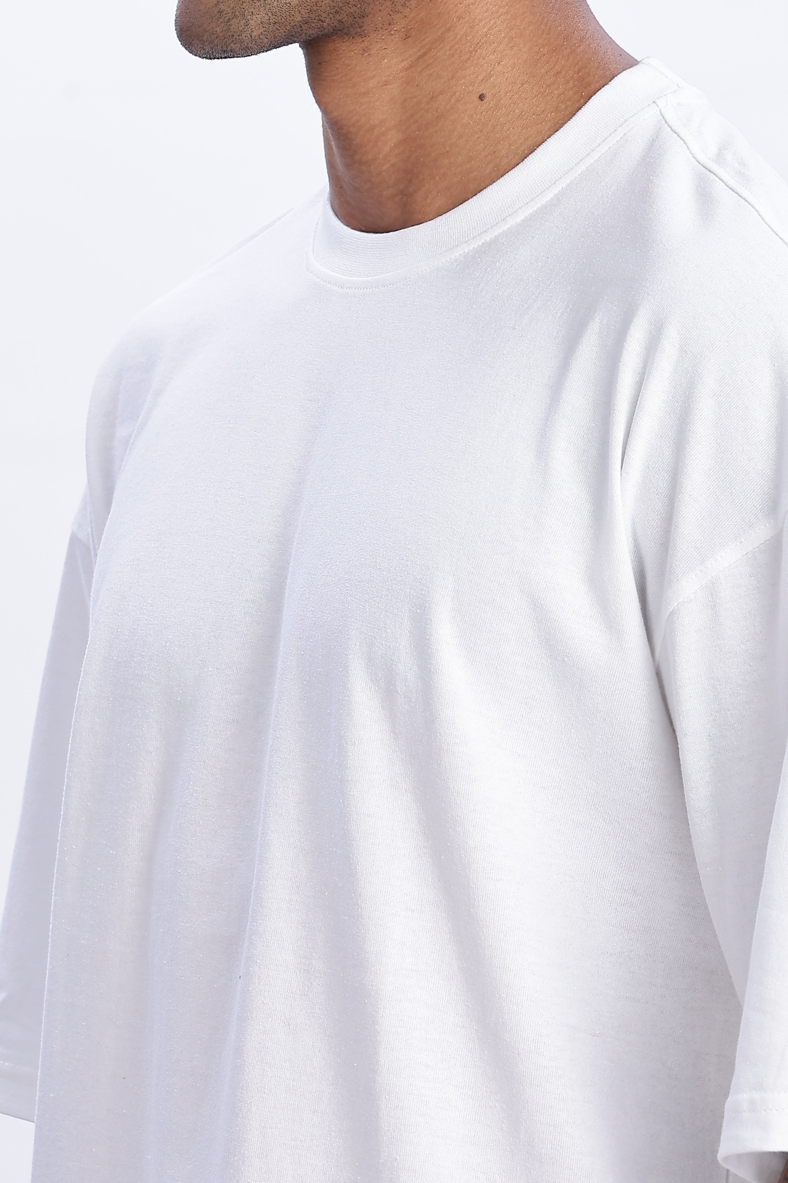 Men's White Oversized T-Shirt