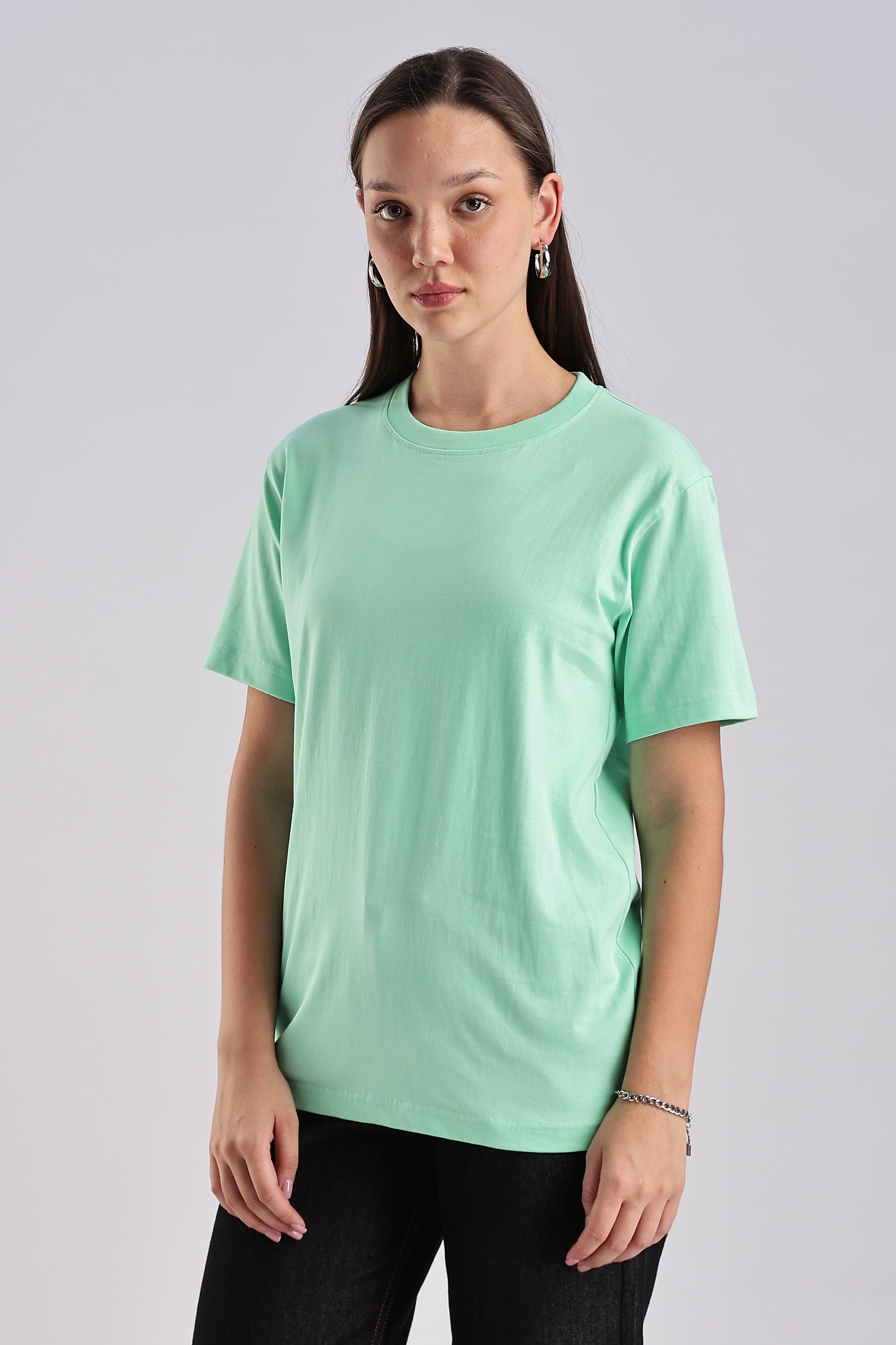 Women's Mint Green Oversized T-Shirt