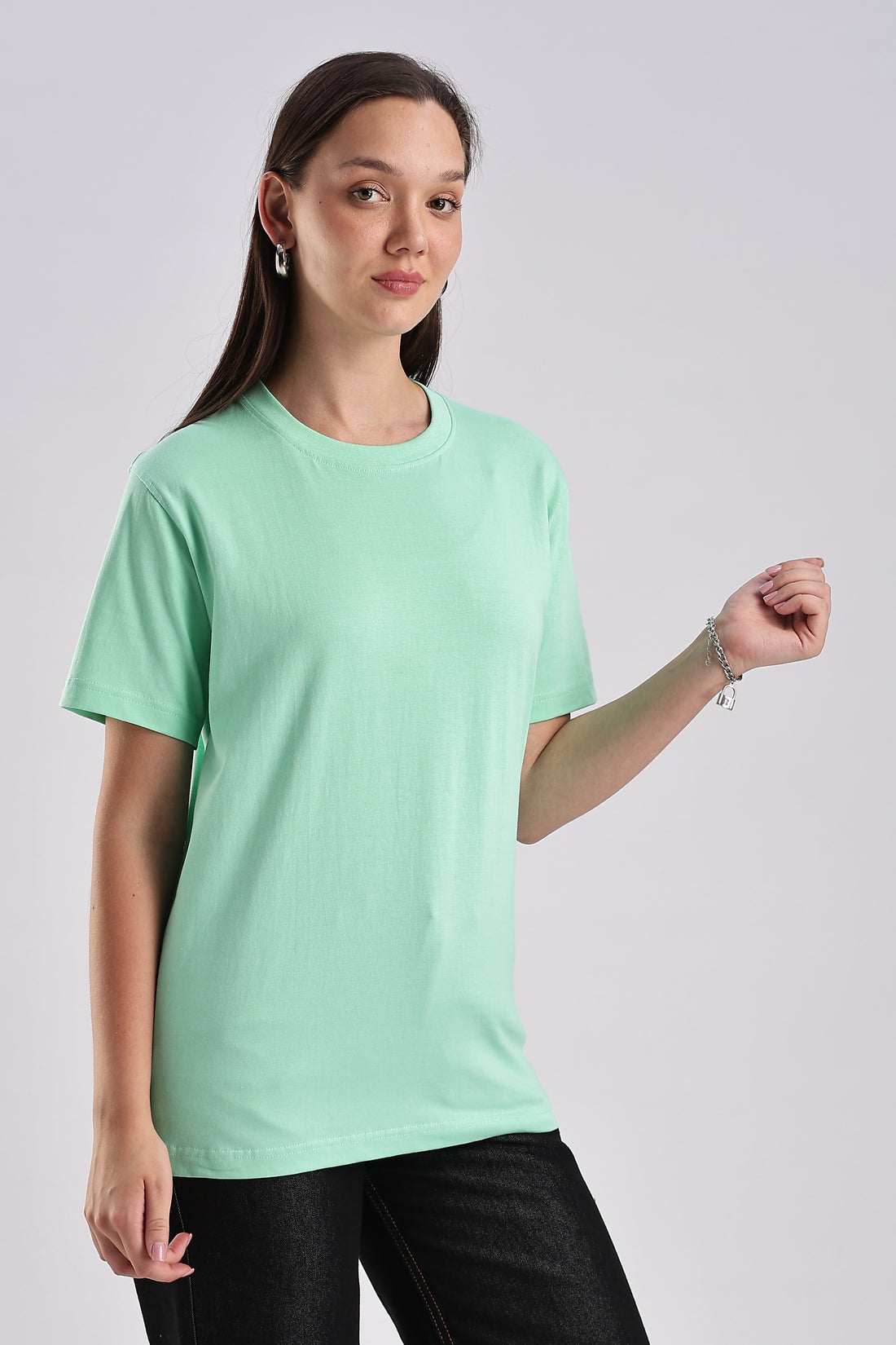 Women's Mint Green Oversized T-Shirt