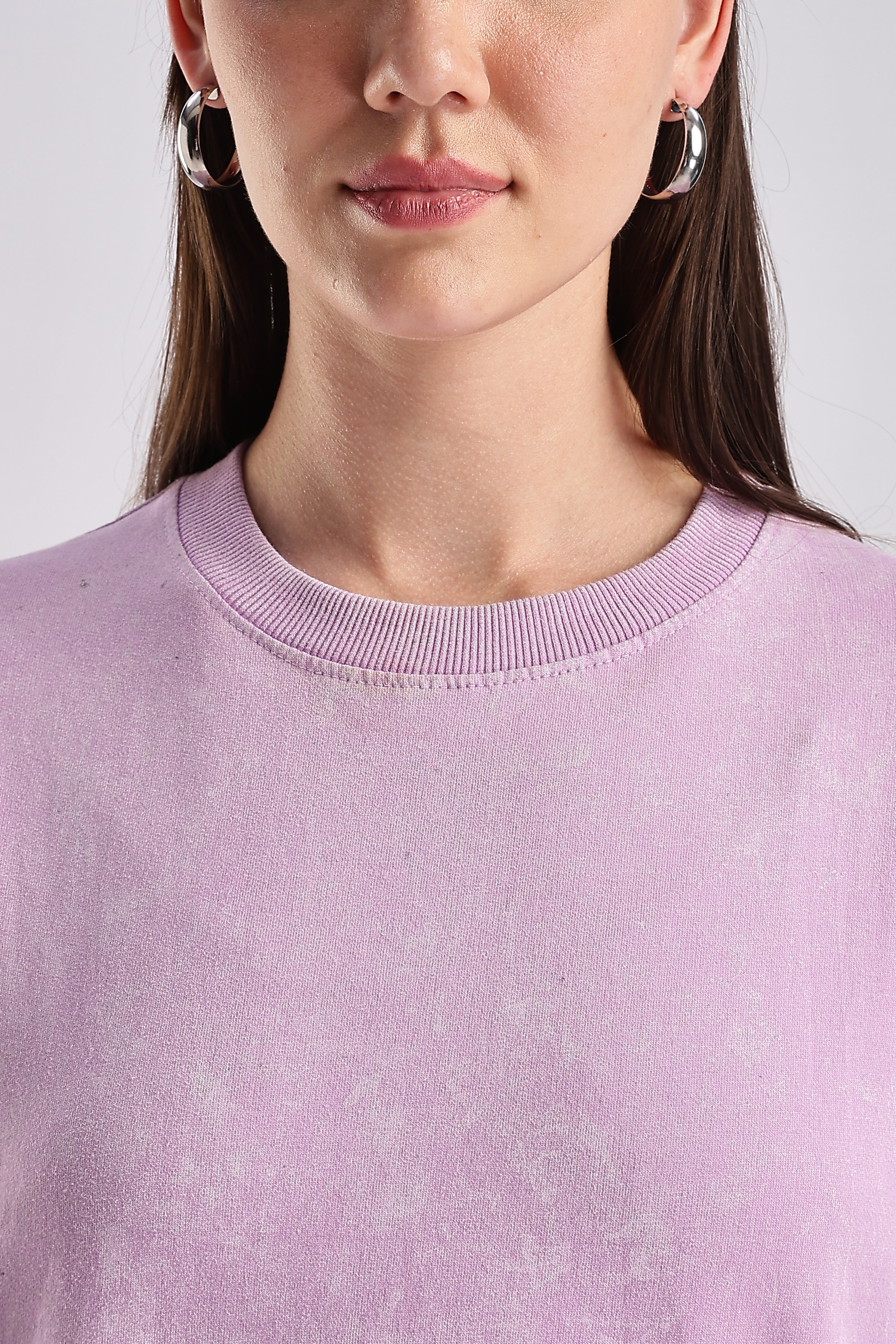 Women's Mint Lavendar Oversized T-Shirt