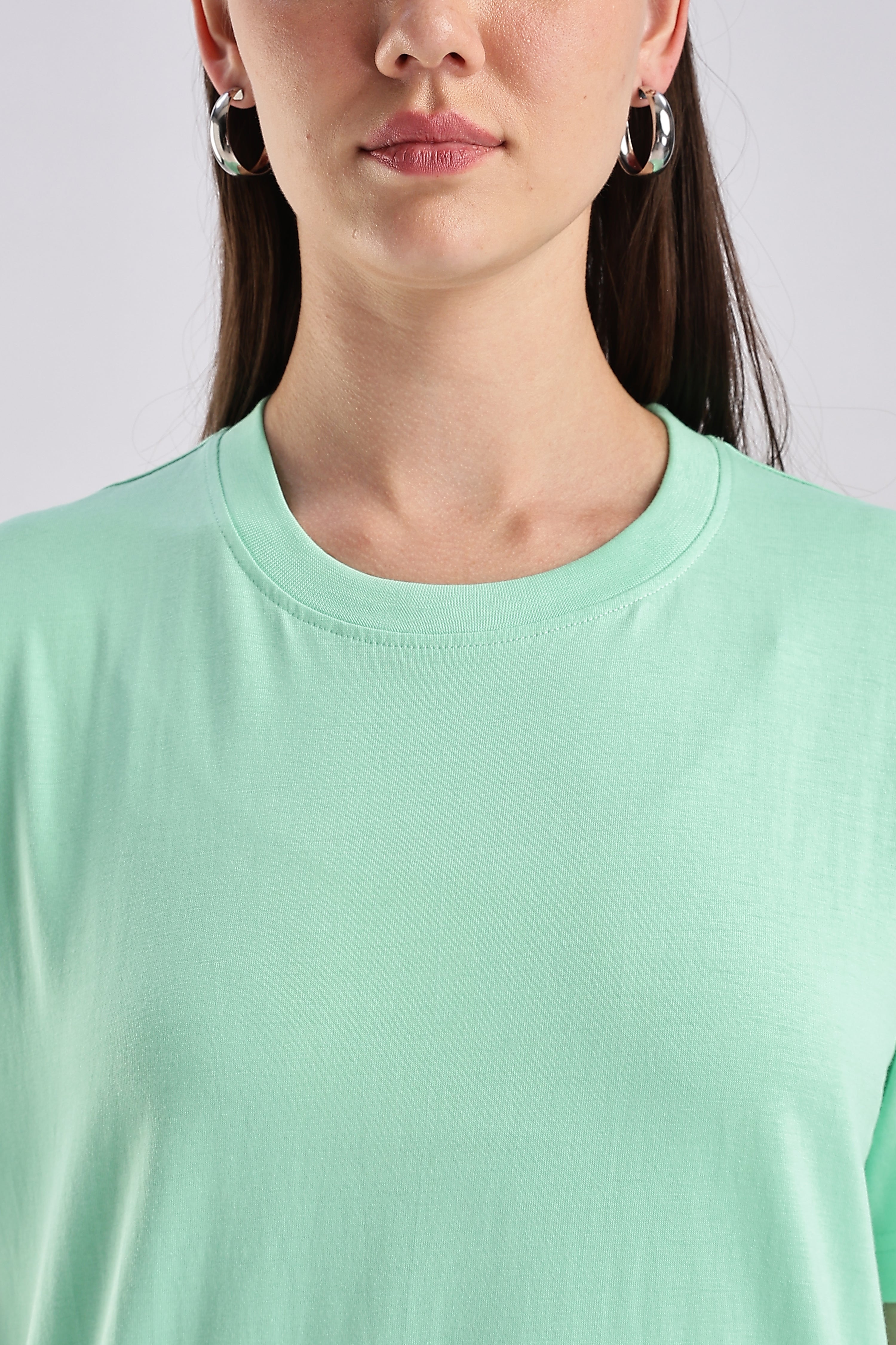 Women's Mint Green Oversized T-Shirt