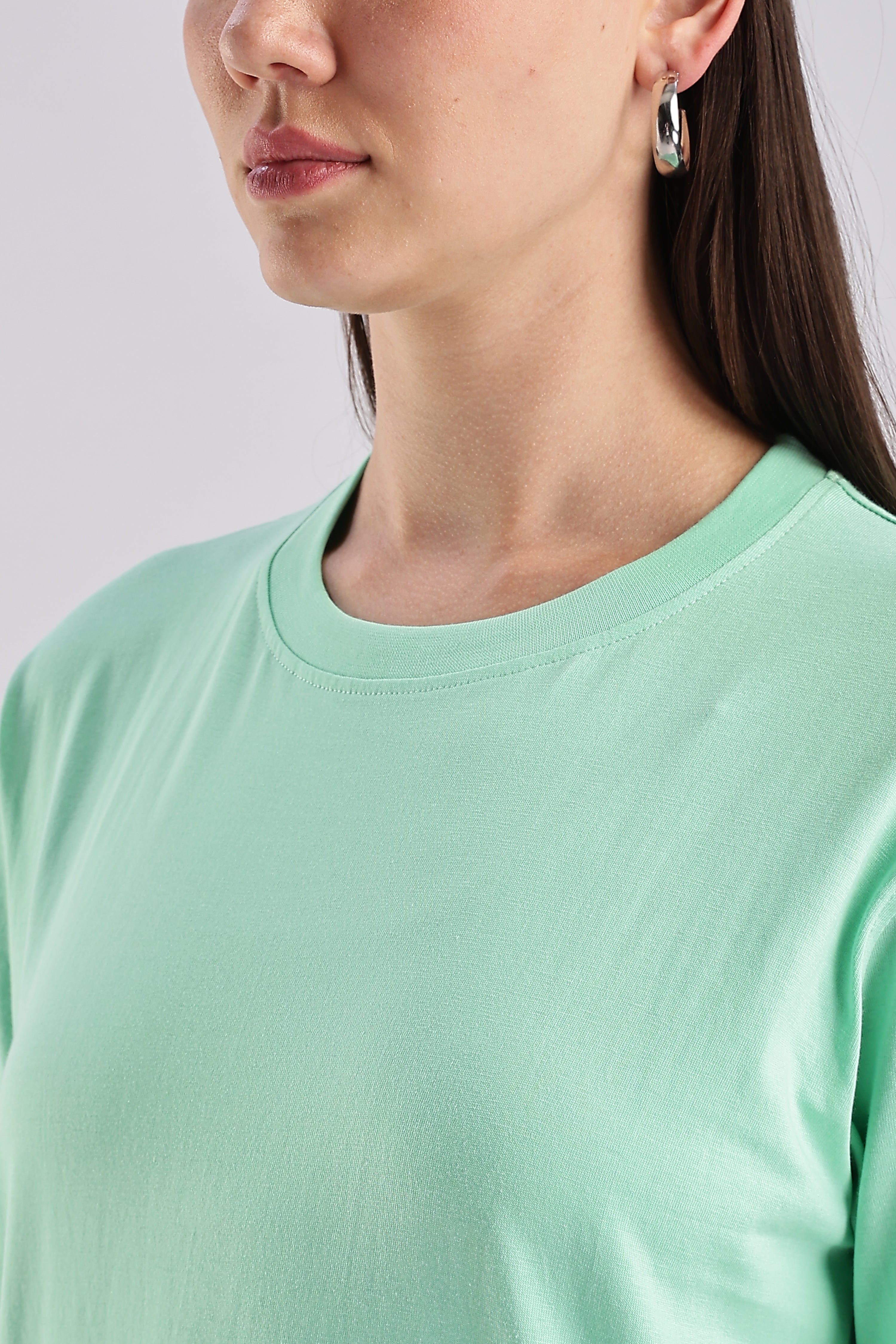 Women's Mint Green Oversized T-Shirt