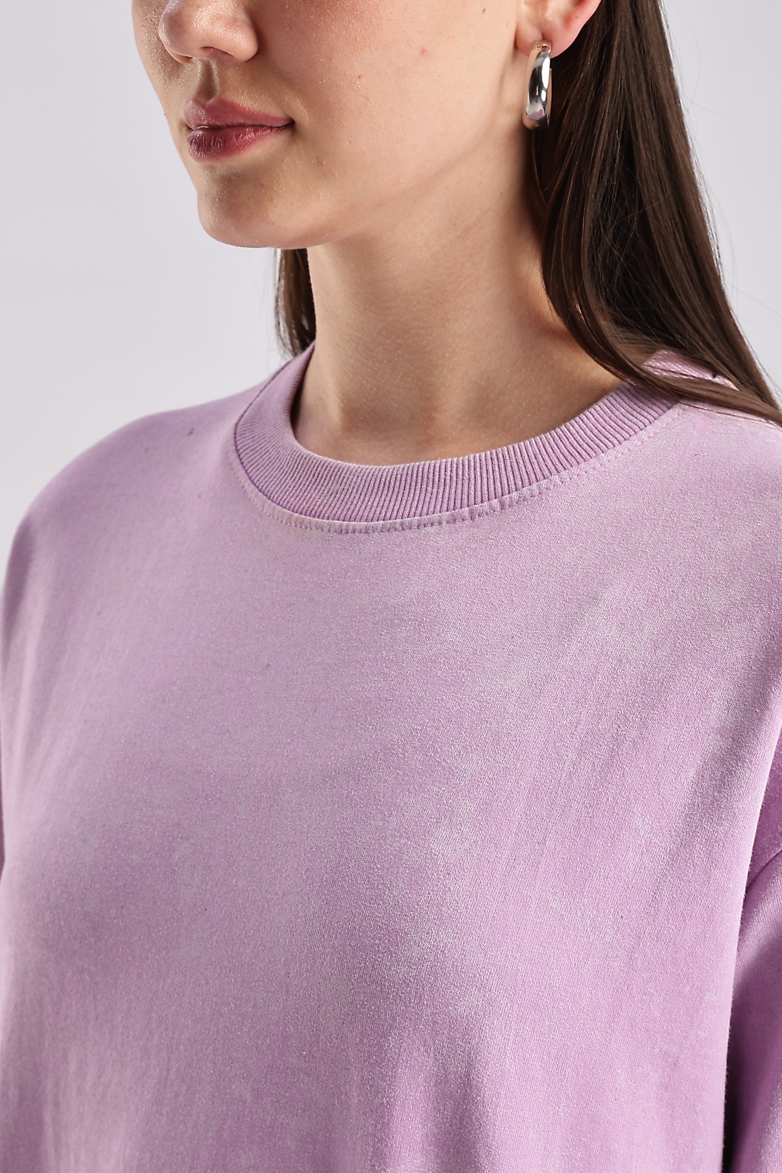 Women's Mint Lavendar Oversized T-Shirt