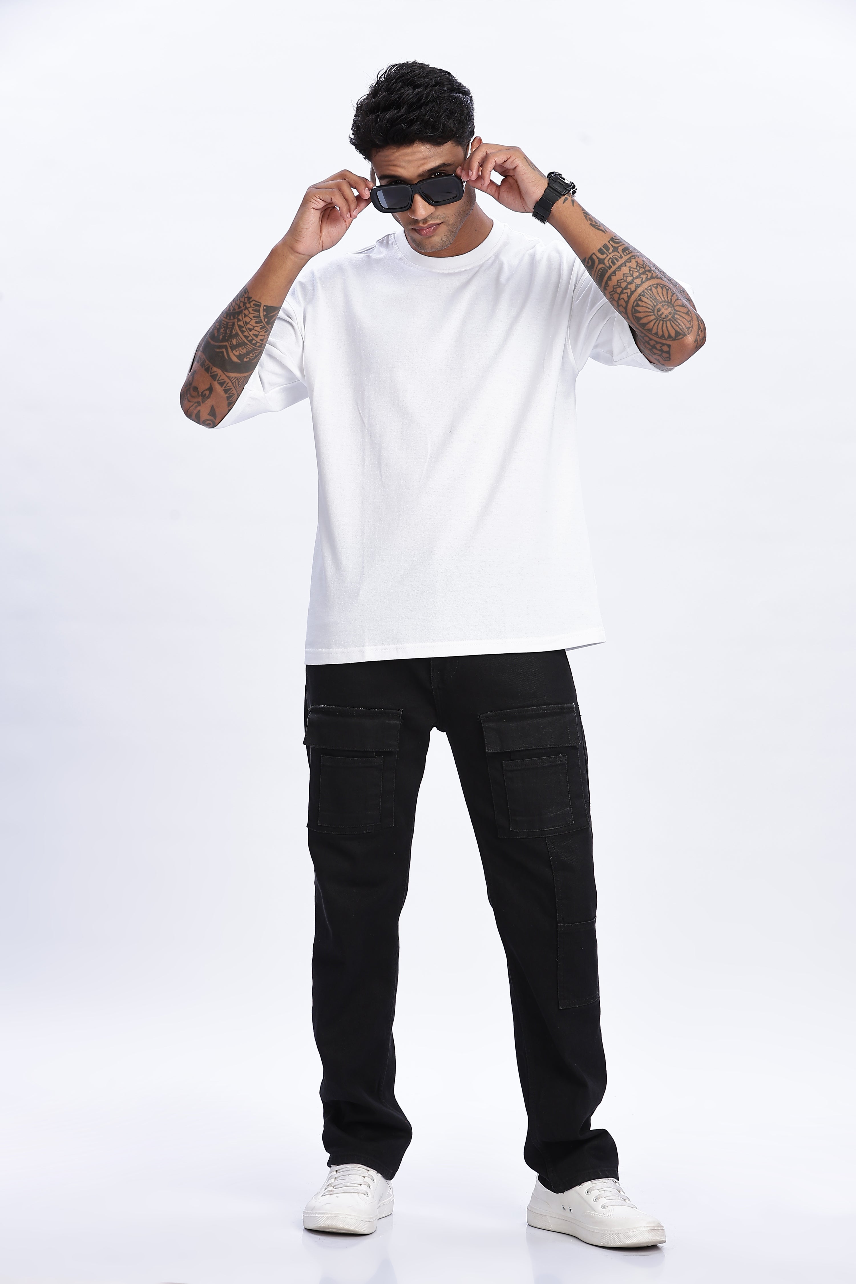 Men's White Oversized T-Shirt