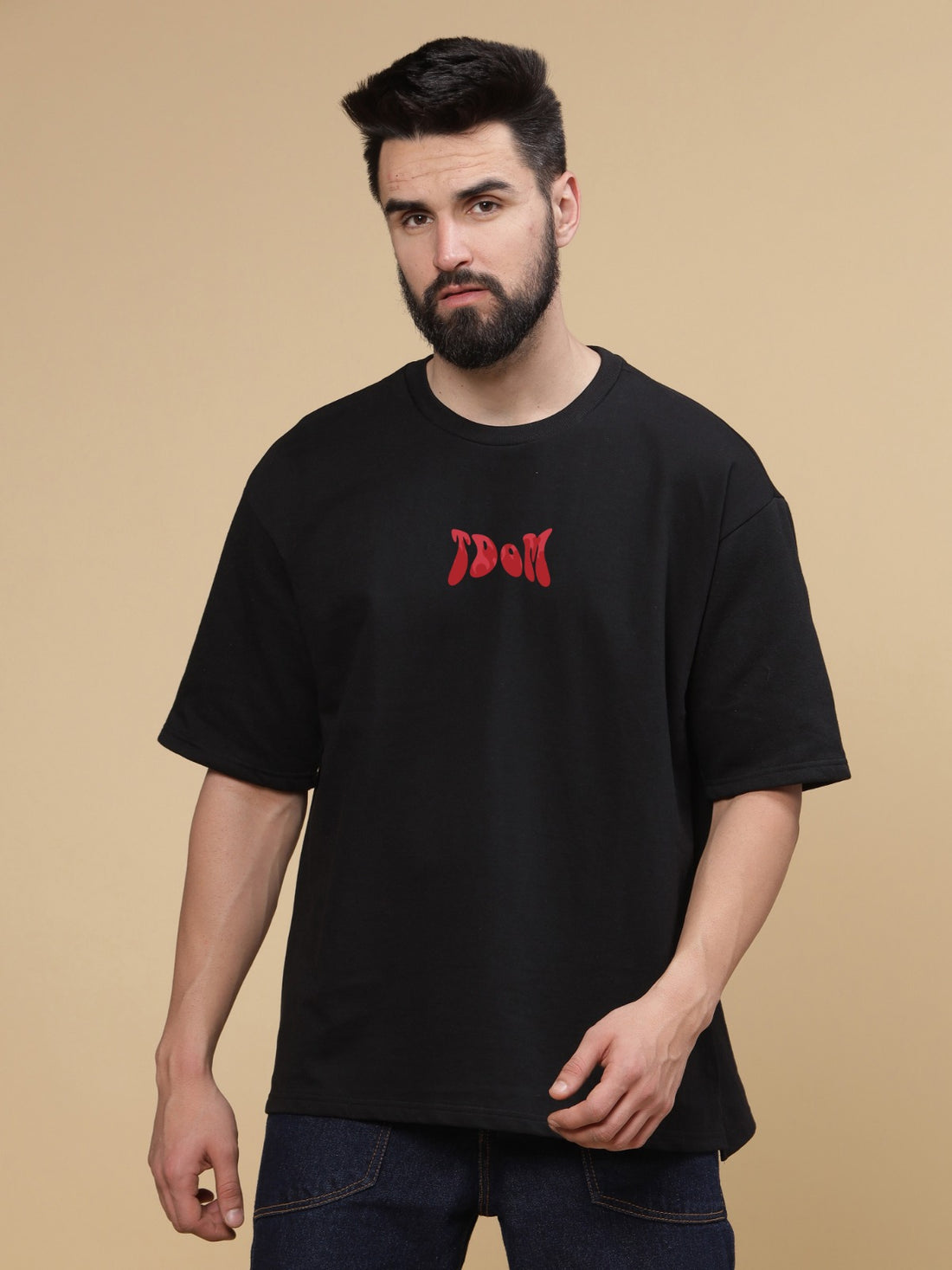 Love Kills Round Neck Oversized T-Shirt