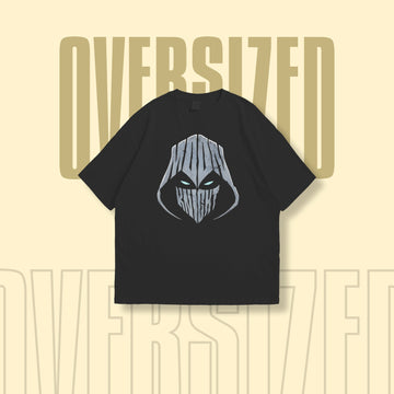 Moon knight Round Neck Oversized T-Shirt