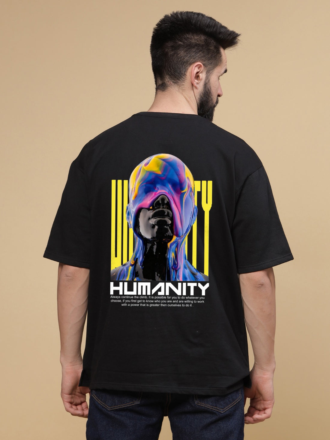 Humanity Round Neck Oversized T-Shirt