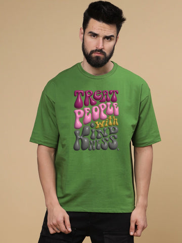 Treat People Round Neck Oversized T-Shirt