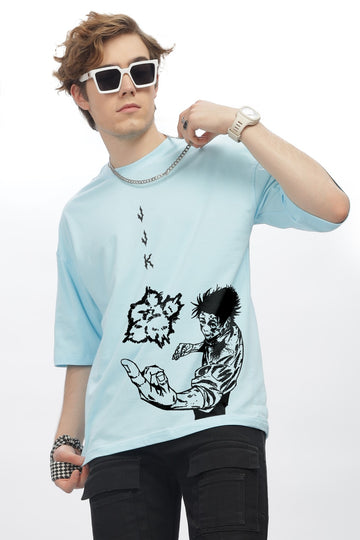 Yuta Round Neck Oversized T-Shirt