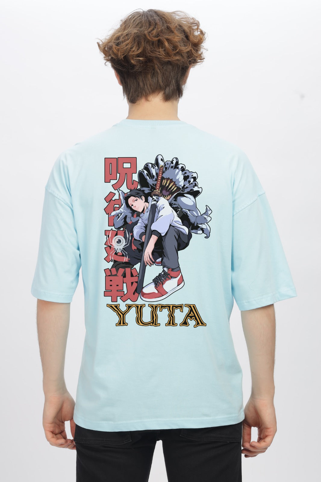 Yuta Round Neck Oversized T-Shirt