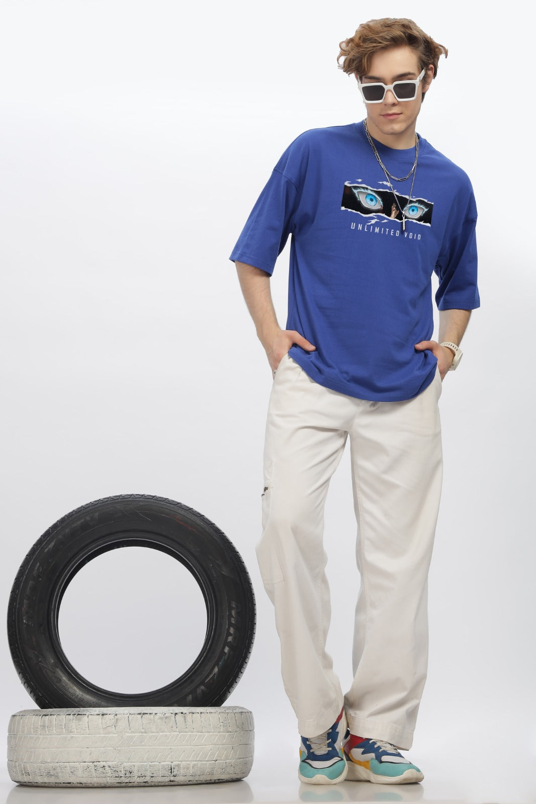 Gojo Round Neck Oversized T-Shirt