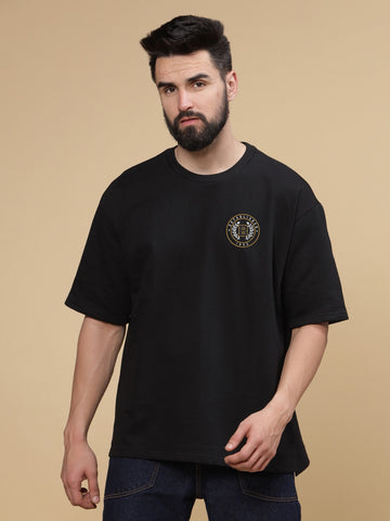 Boston Bruins Round Neck Oversized T-Shirt