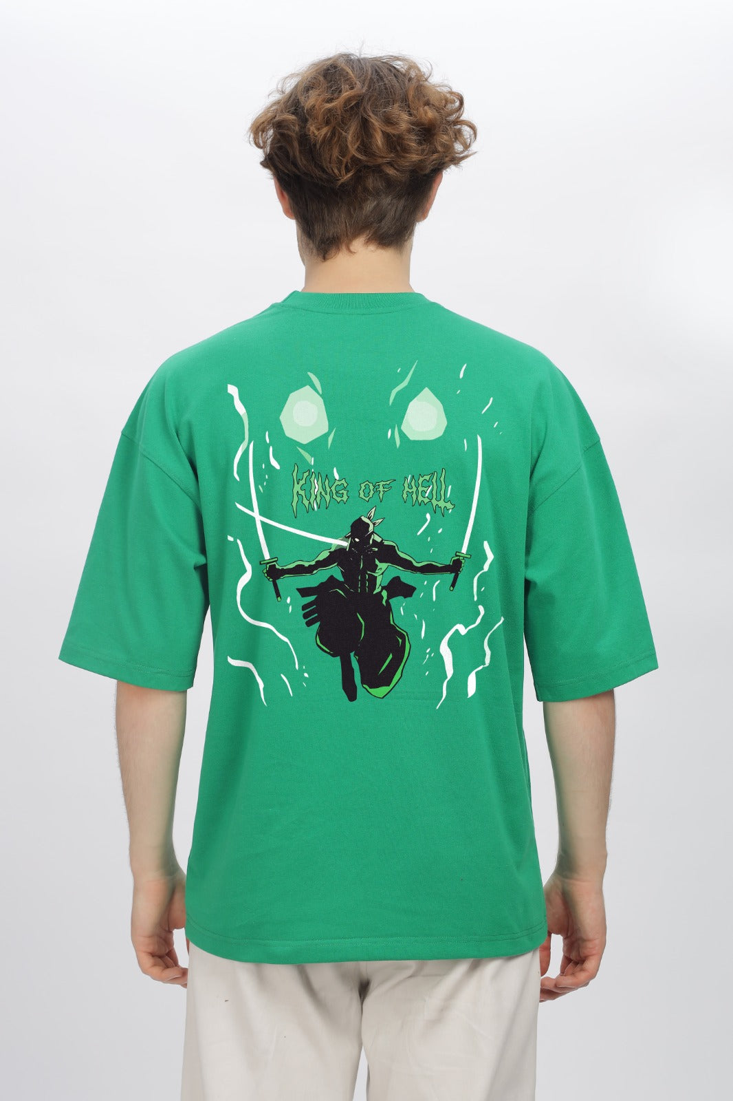 Zoro Round Neck Oversized T-Shirt