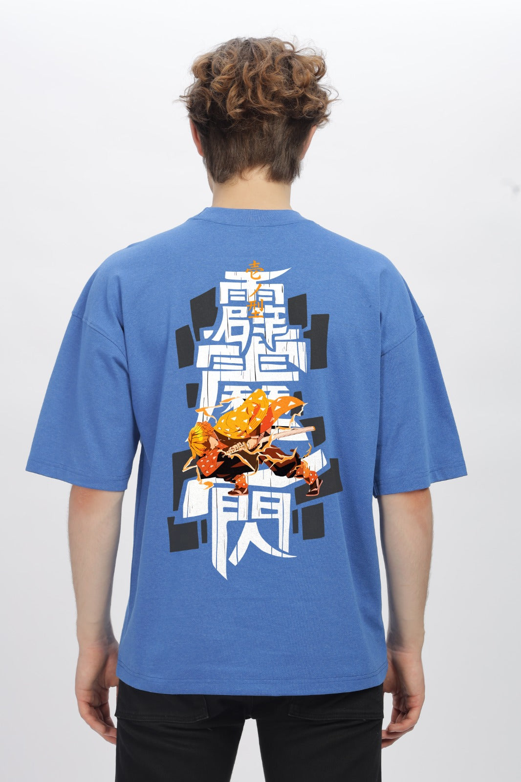 Zenitsu Round Neck Oversized T-Shirt