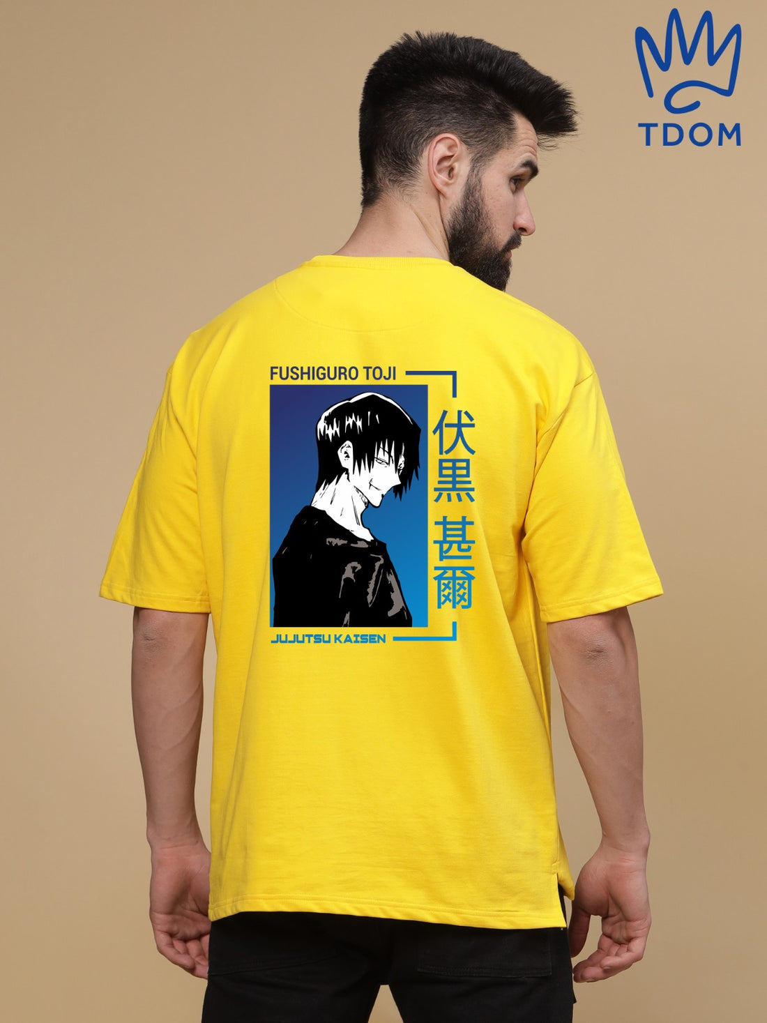 Fushiguro Toji Round Neck Oversized T-Shirt