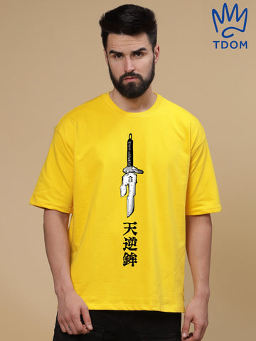 Fushiguro Toji Round Neck Oversized T-Shirt