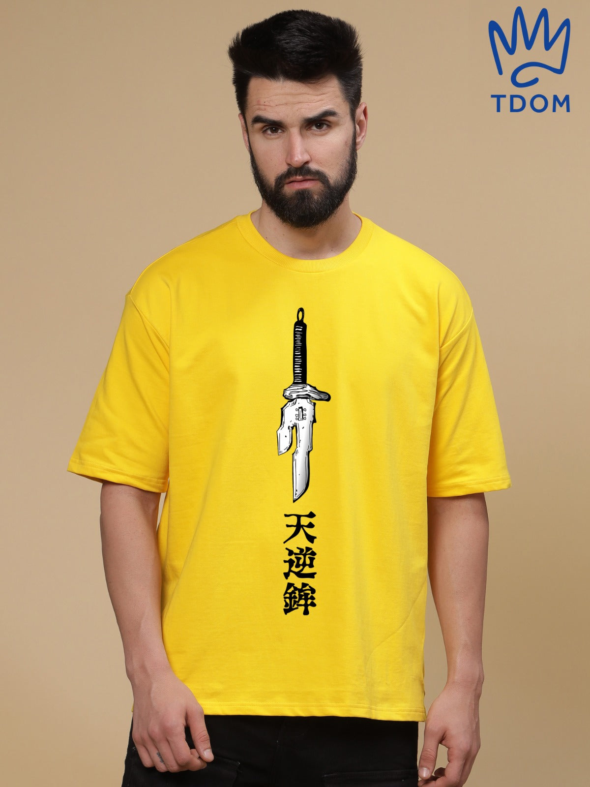 Fushiguro Toji Round Neck Oversized T-Shirt