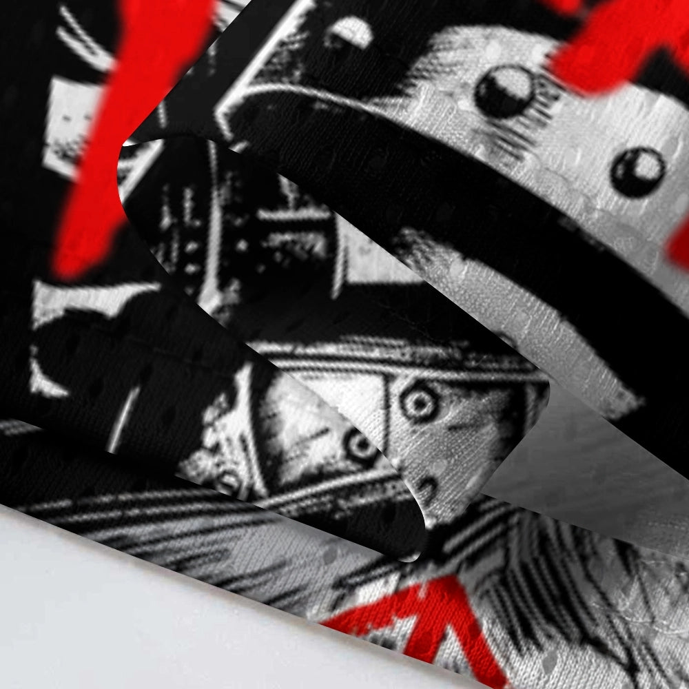 BLACK RAGE GRAPHIC JERSEY
