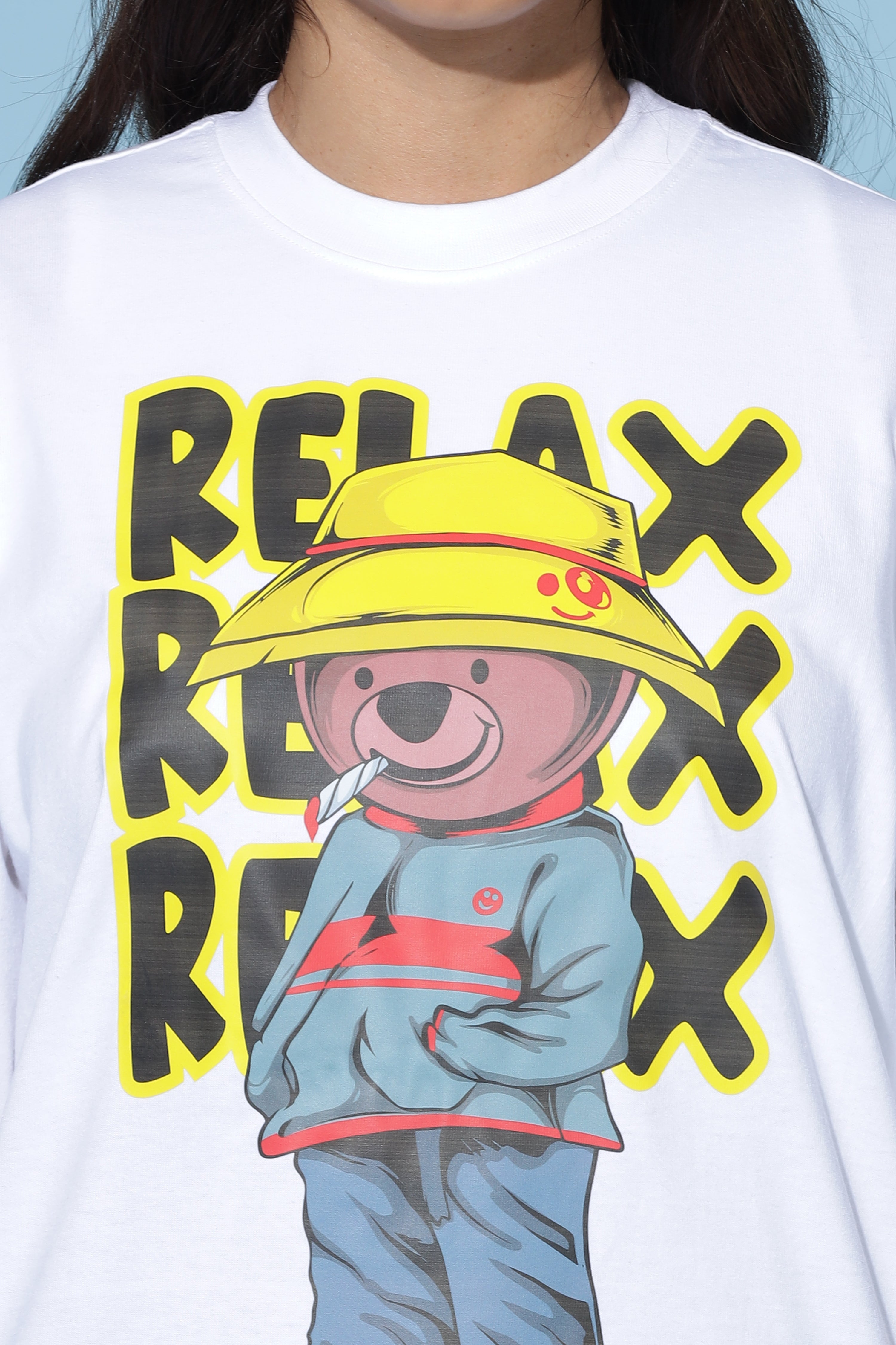 Relaxx White Oversized Tshirt
