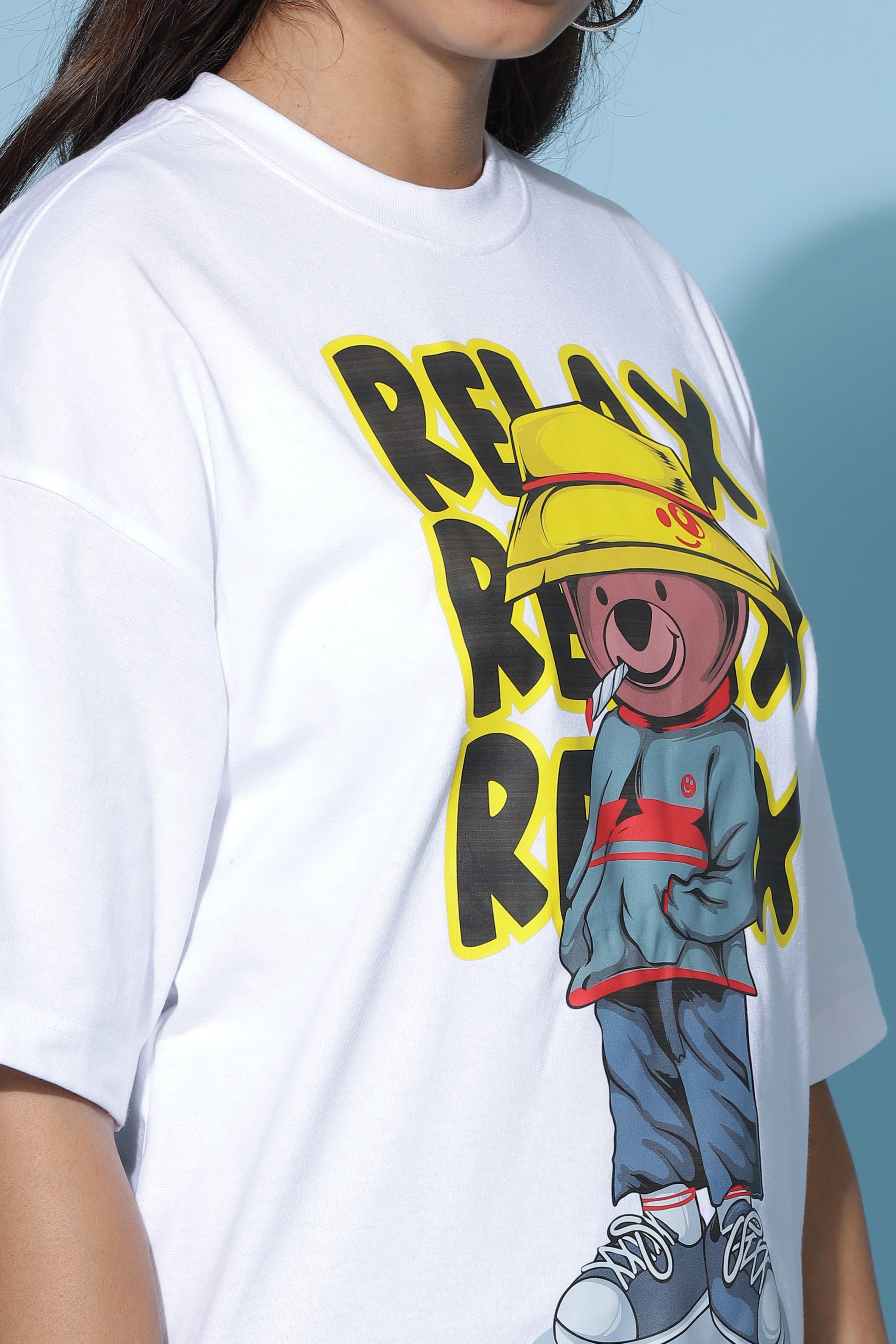 Relaxx White Oversized Tshirt
