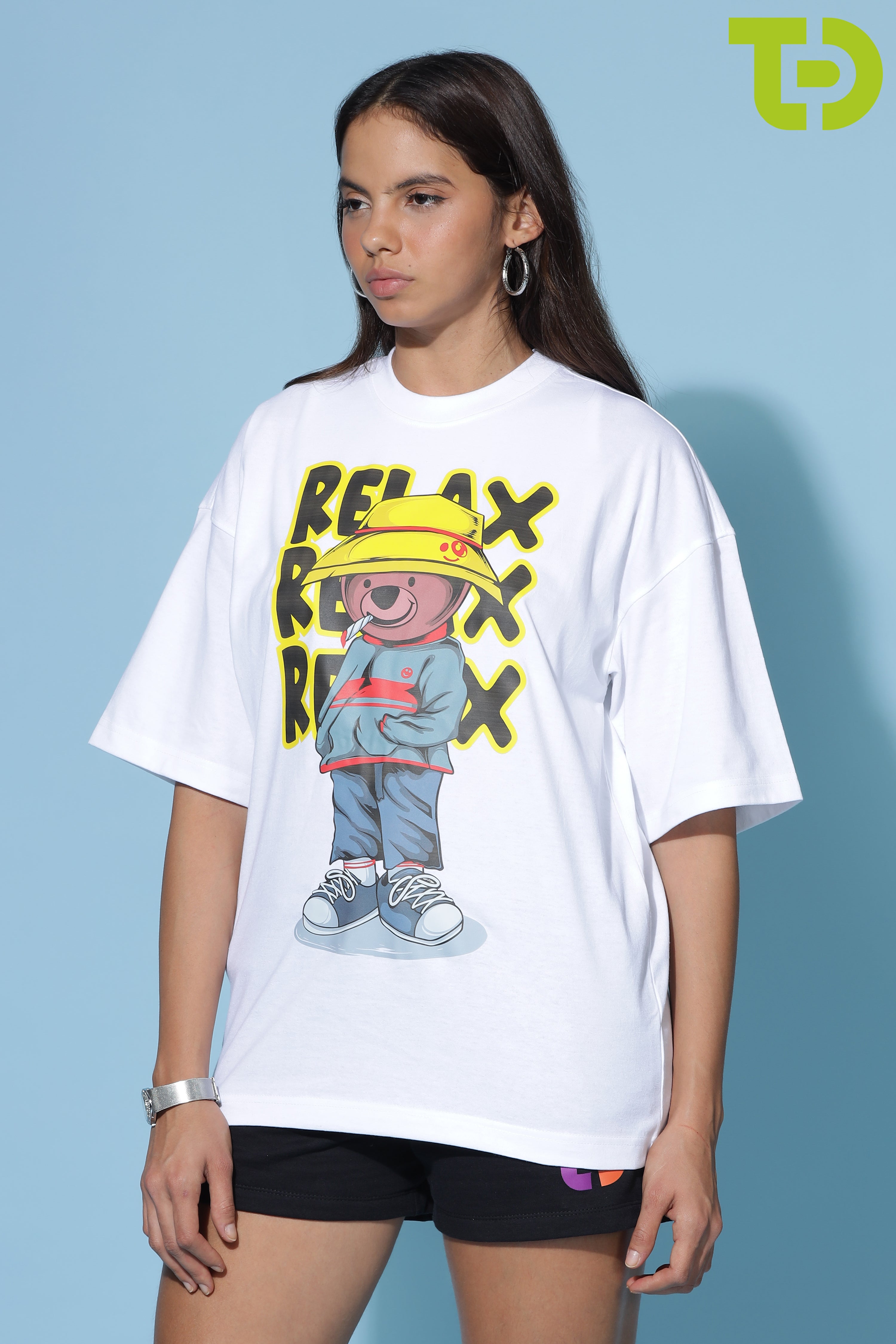 Relaxx White Oversized Tshirt