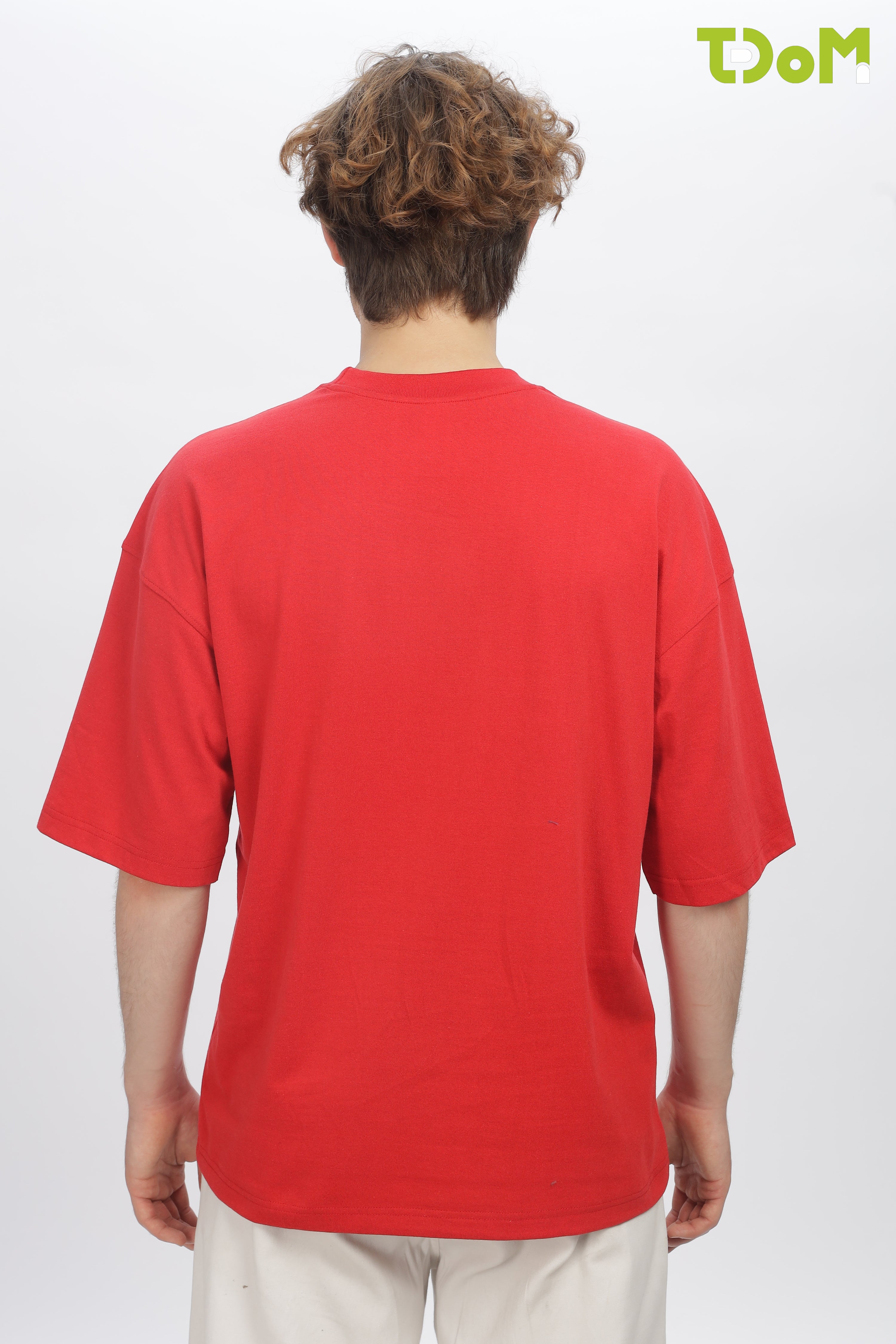 Men's Red Oversized T-Shirt