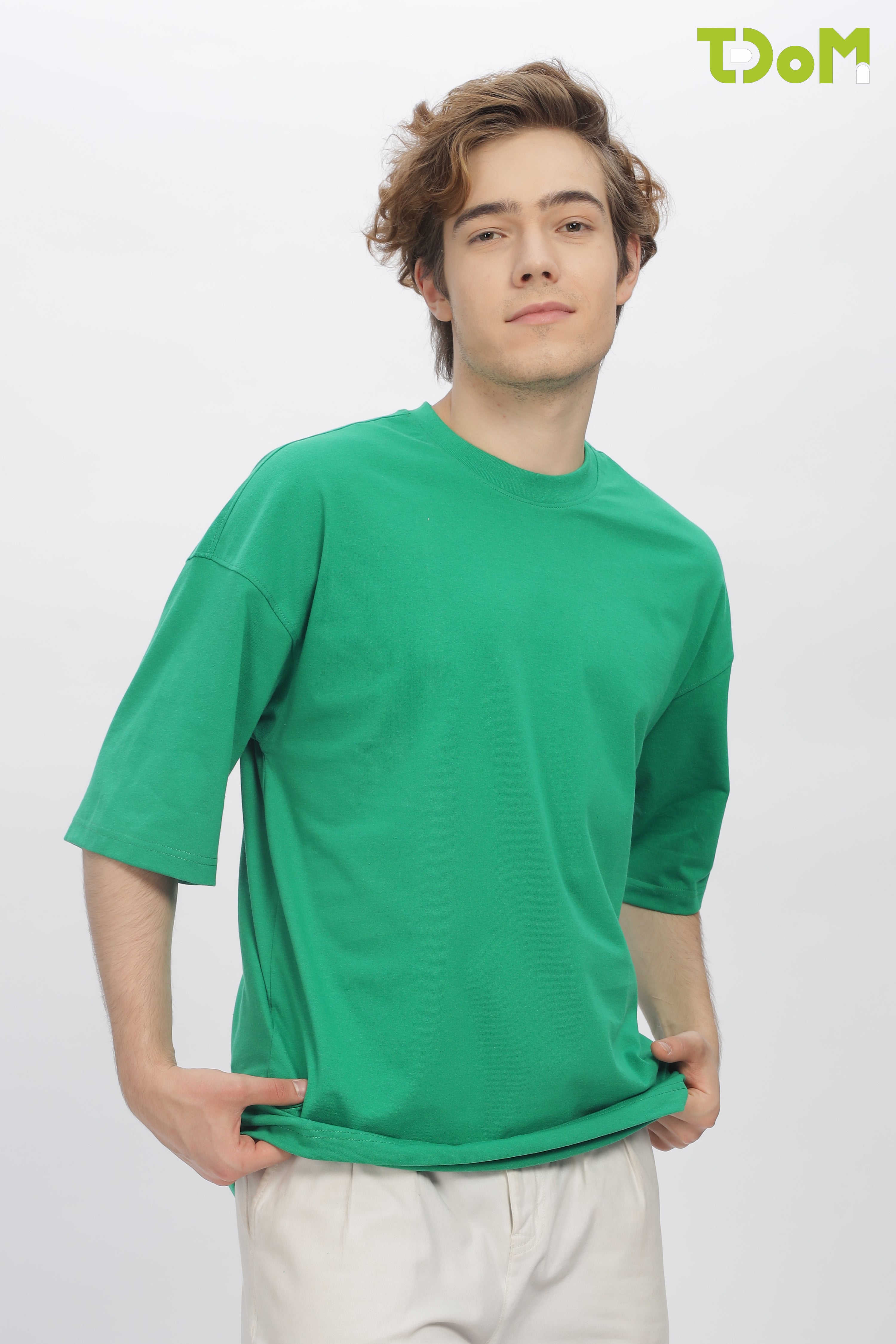 Men's Green Oversized T-Shirt