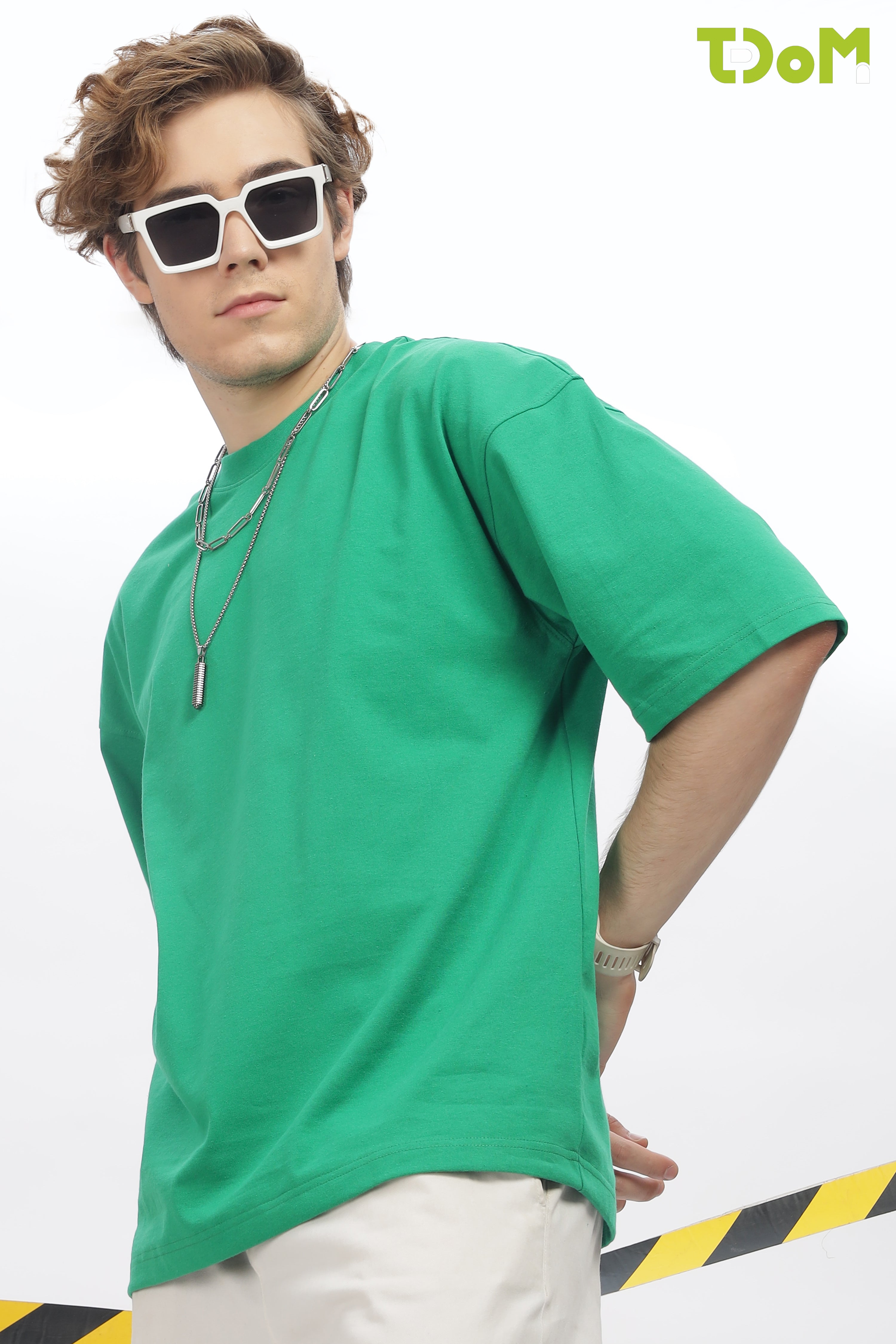 Men's Green Oversized T-Shirt