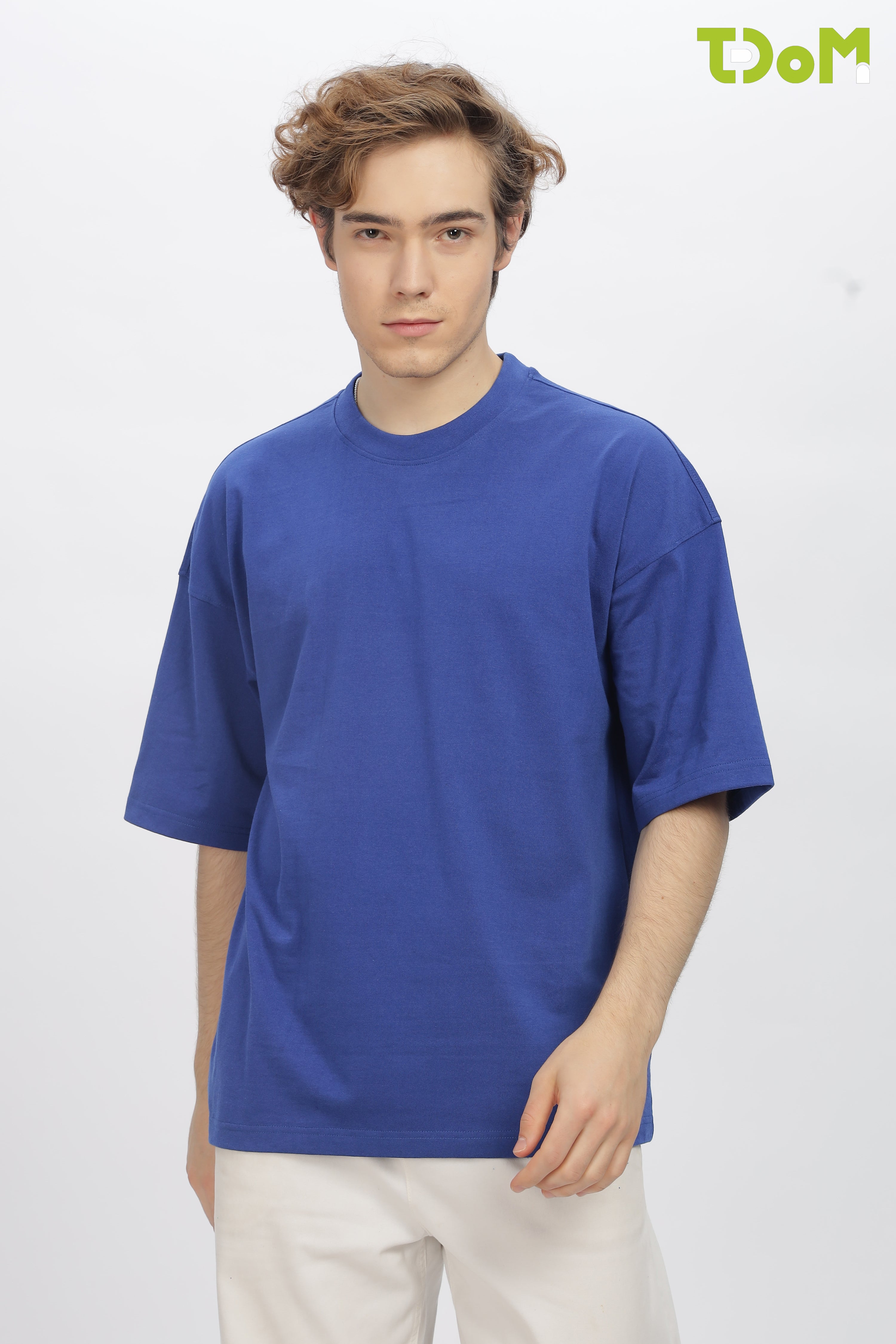 Men's Blue Oversized T-Shirt