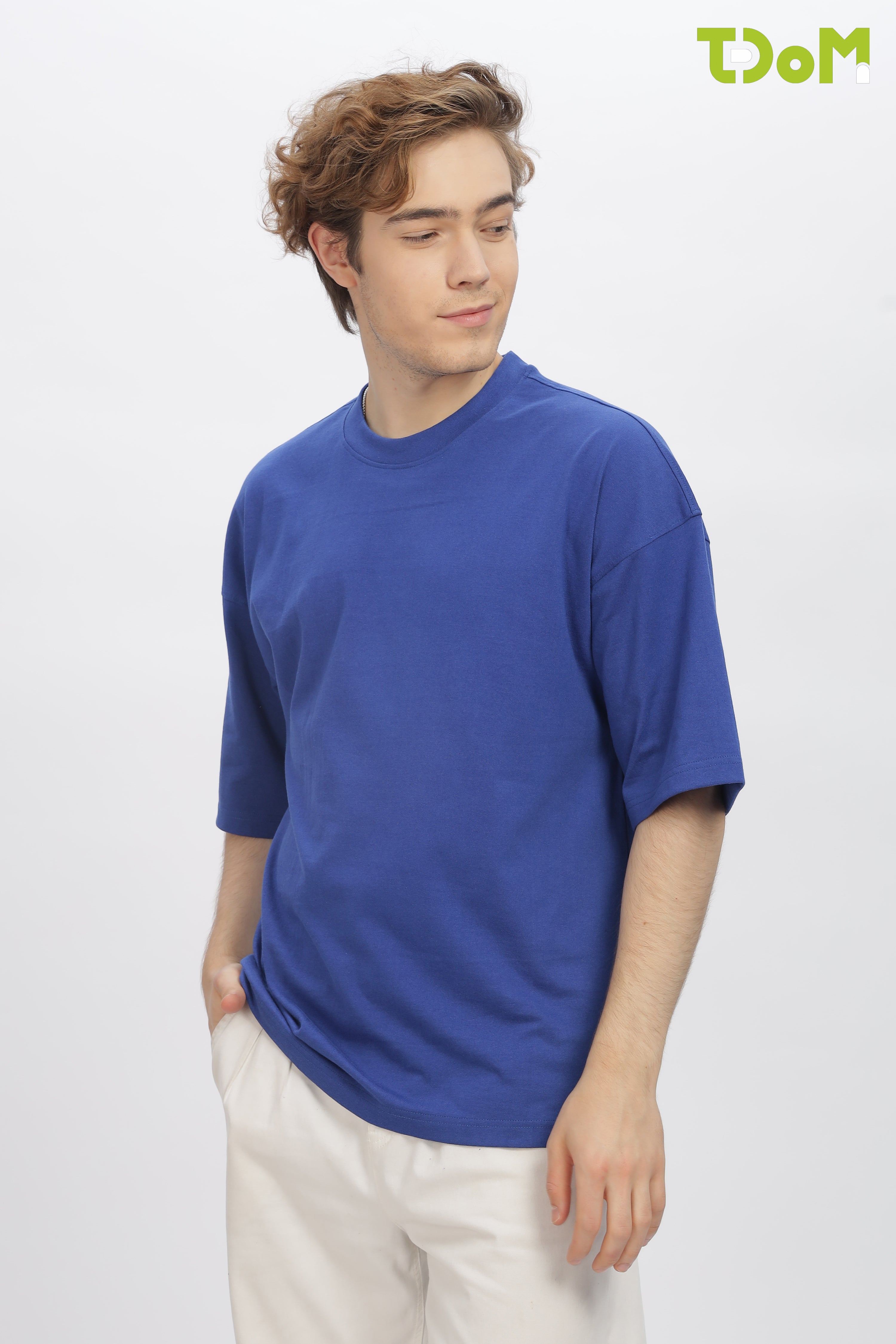 Men's Blue Oversized T-Shirt