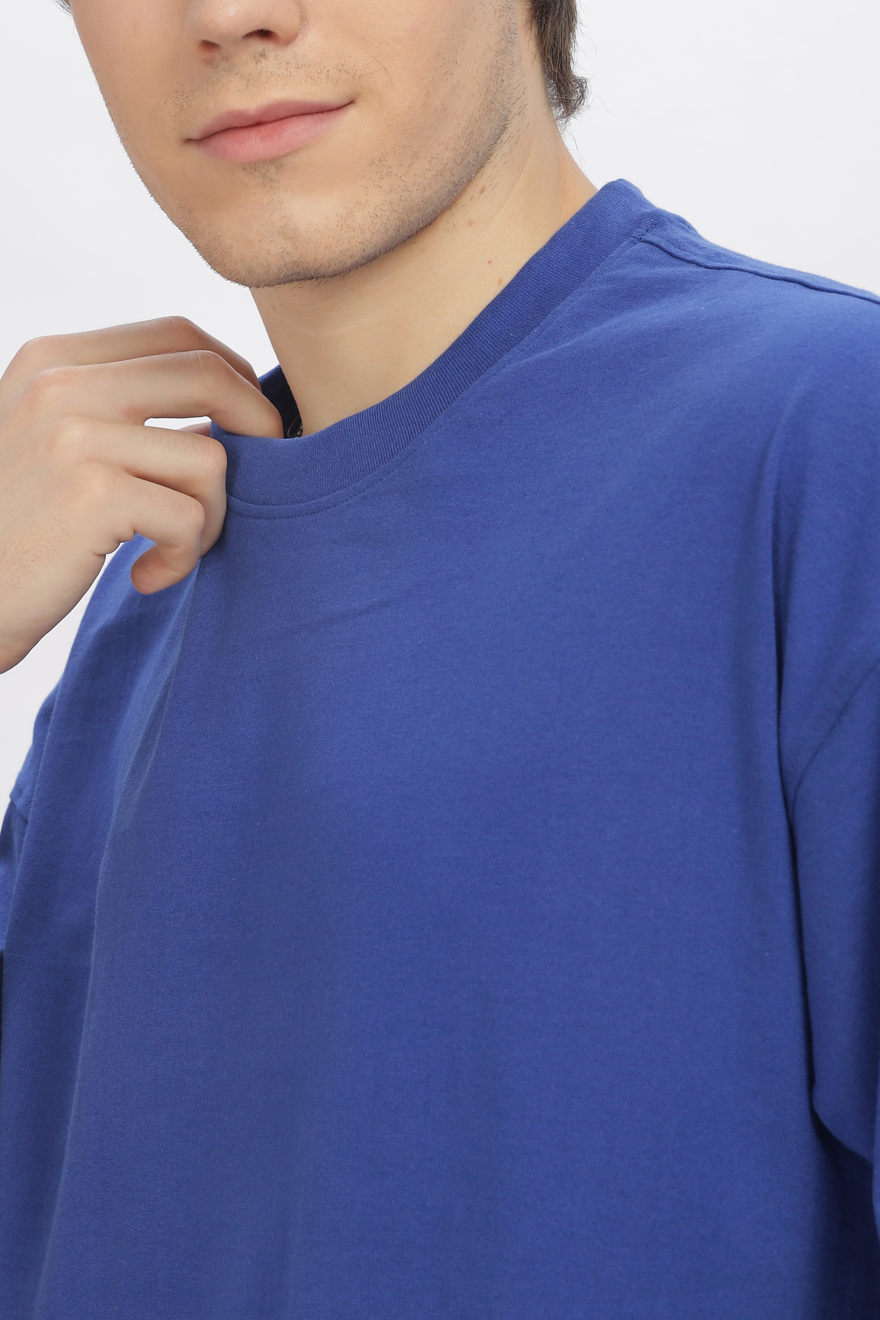Men's Blue Oversized T-Shirt