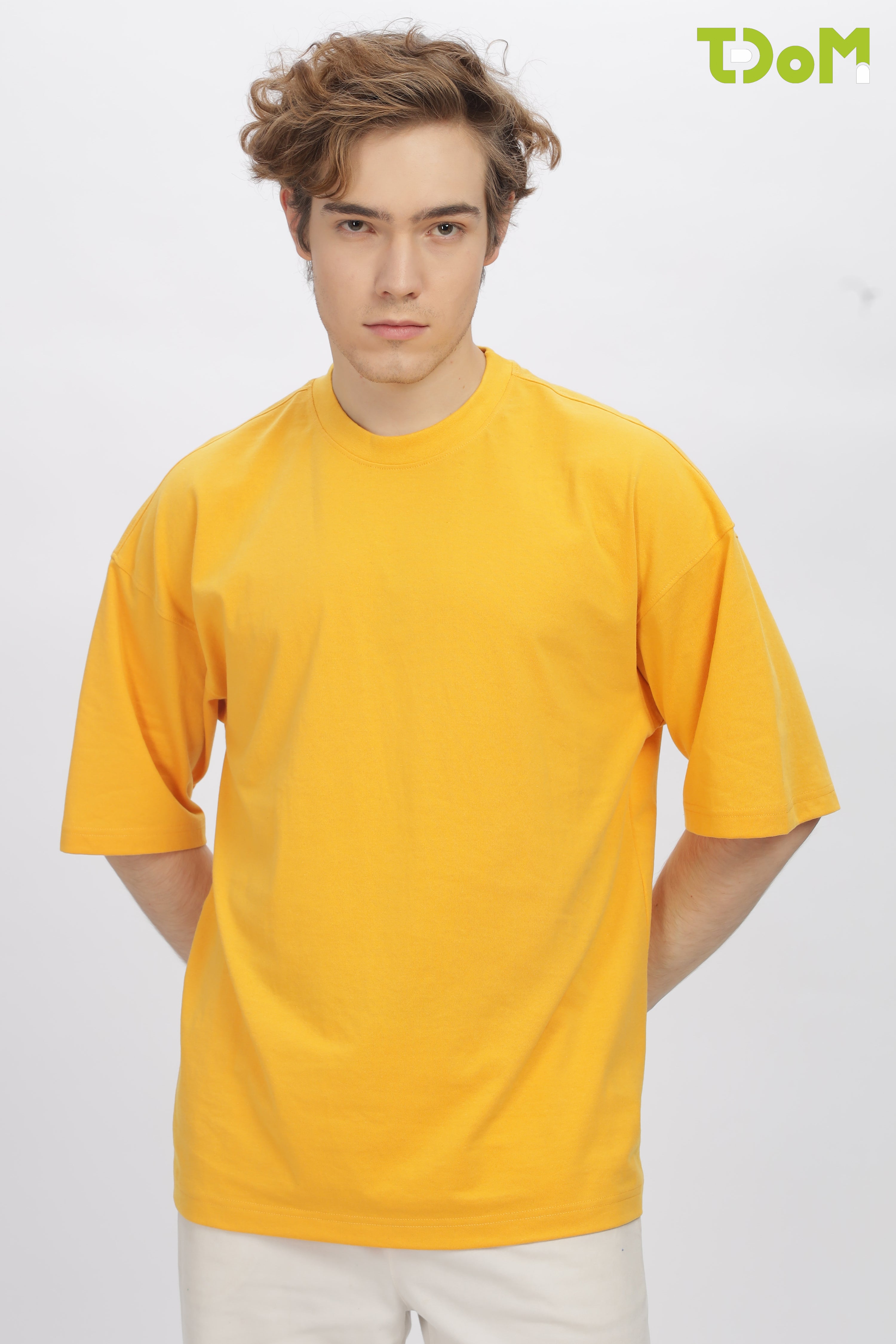 Men's Yellow Oversized T-Shirt
