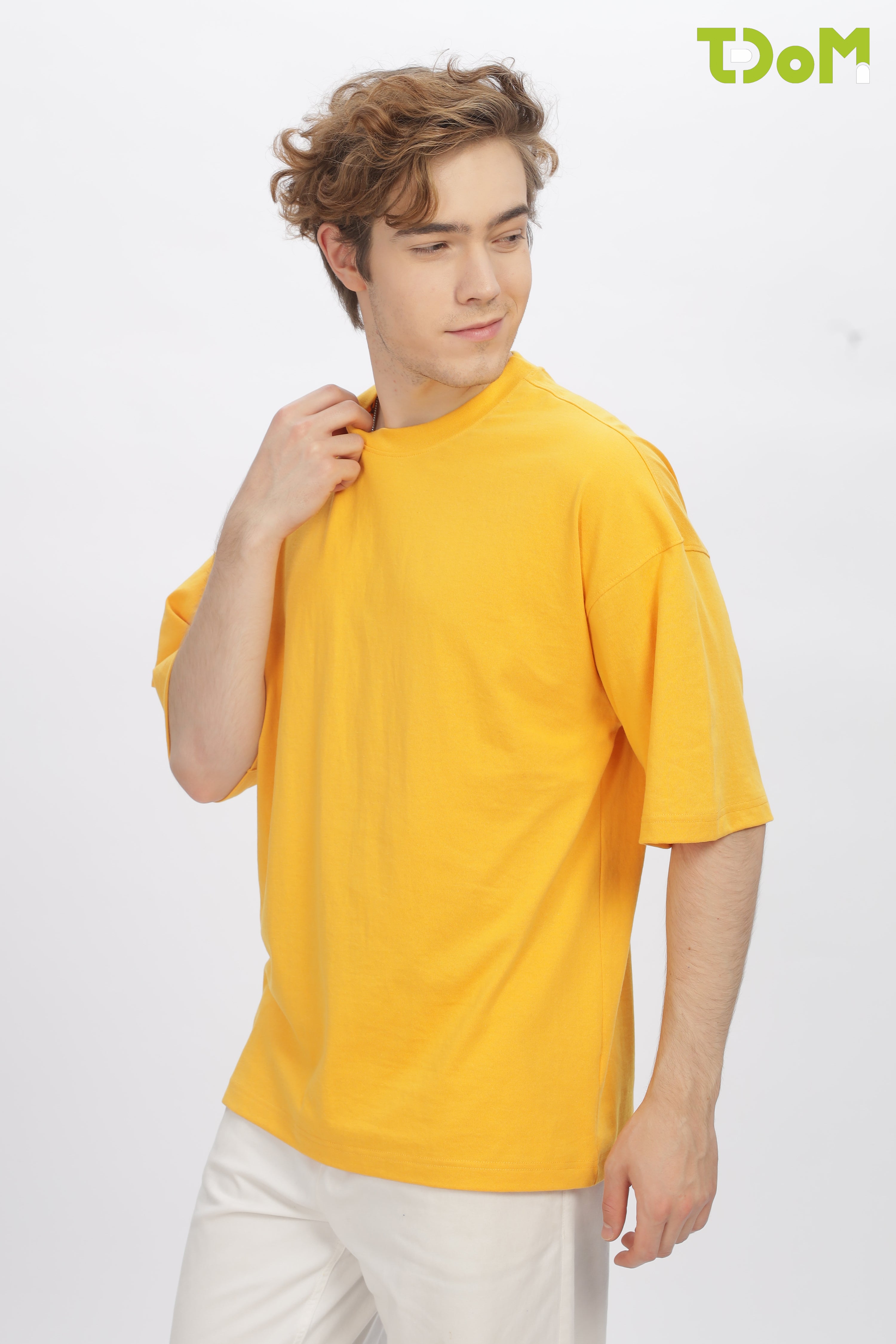 Men's Yellow Oversized T-Shirt