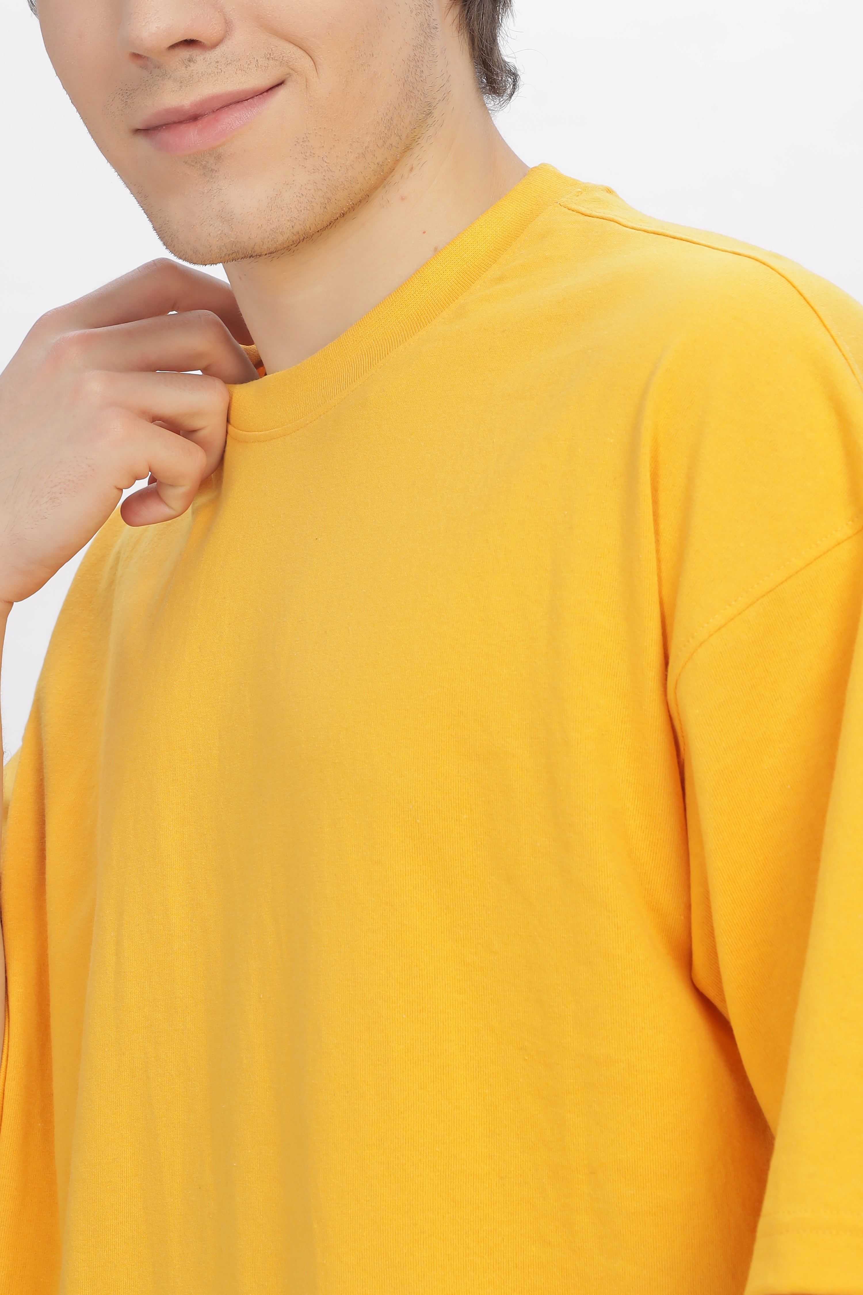 Men's Yellow Oversized T-Shirt