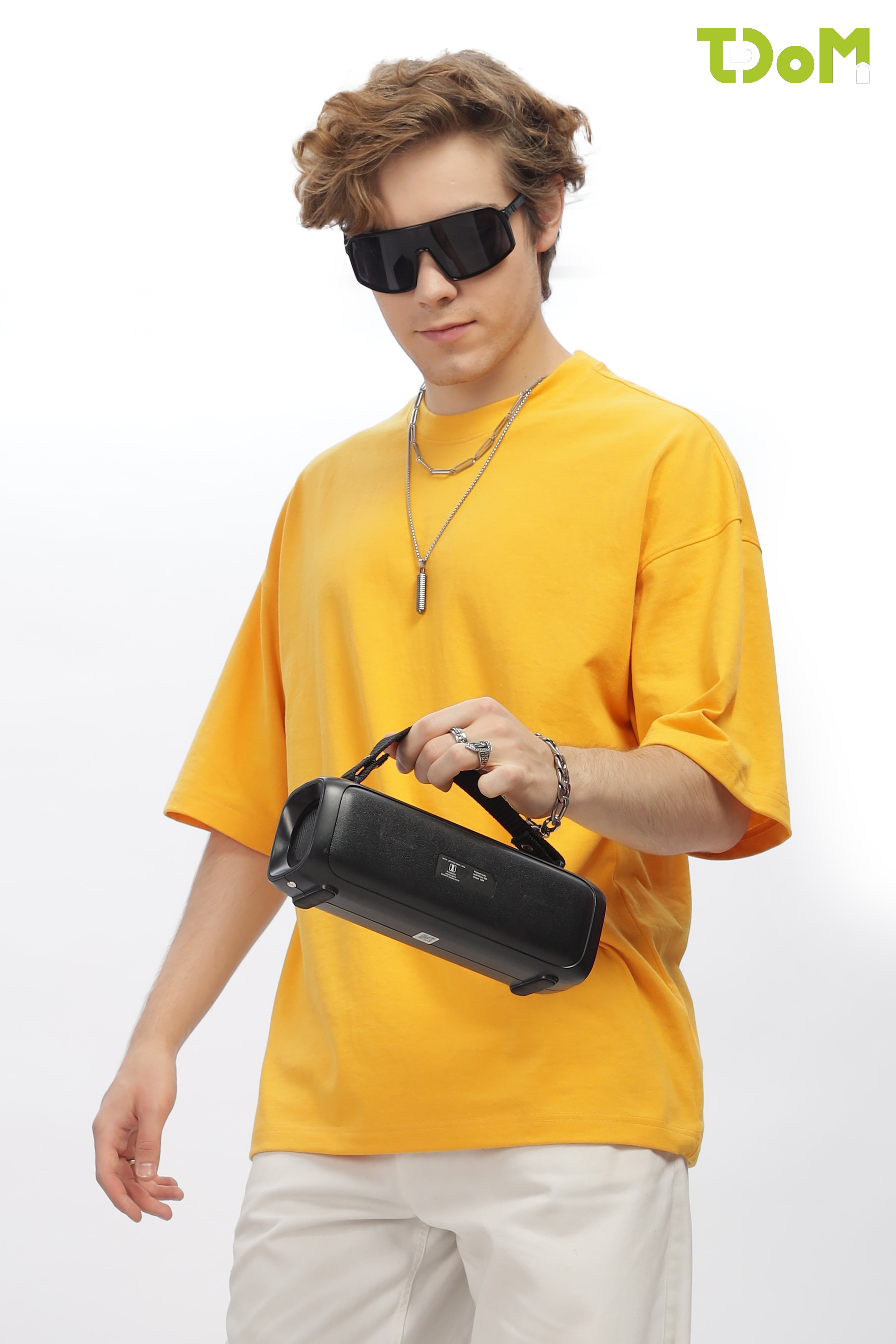 Men's Yellow Oversized T-Shirt