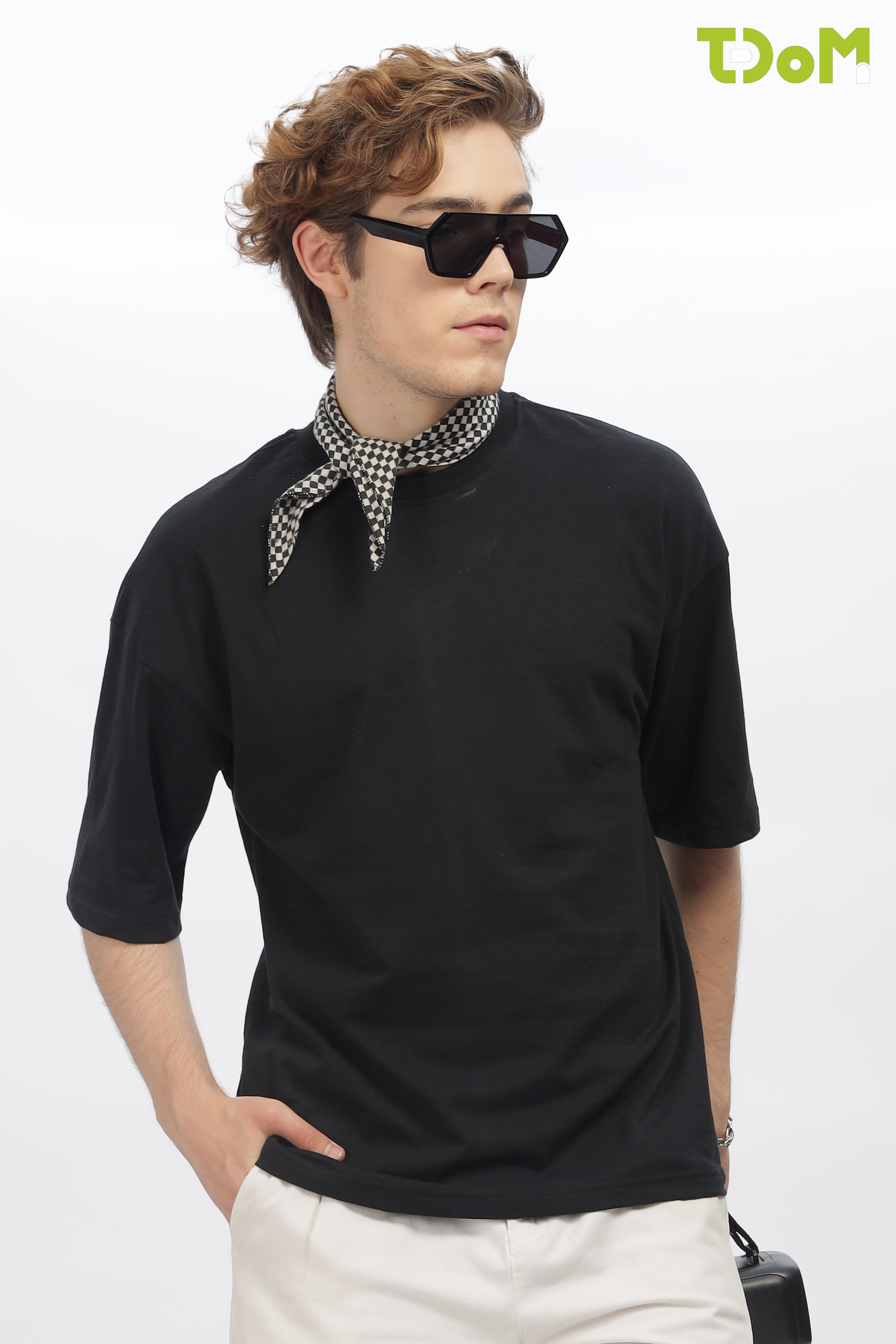 Men's Black Oversized T-Shirt