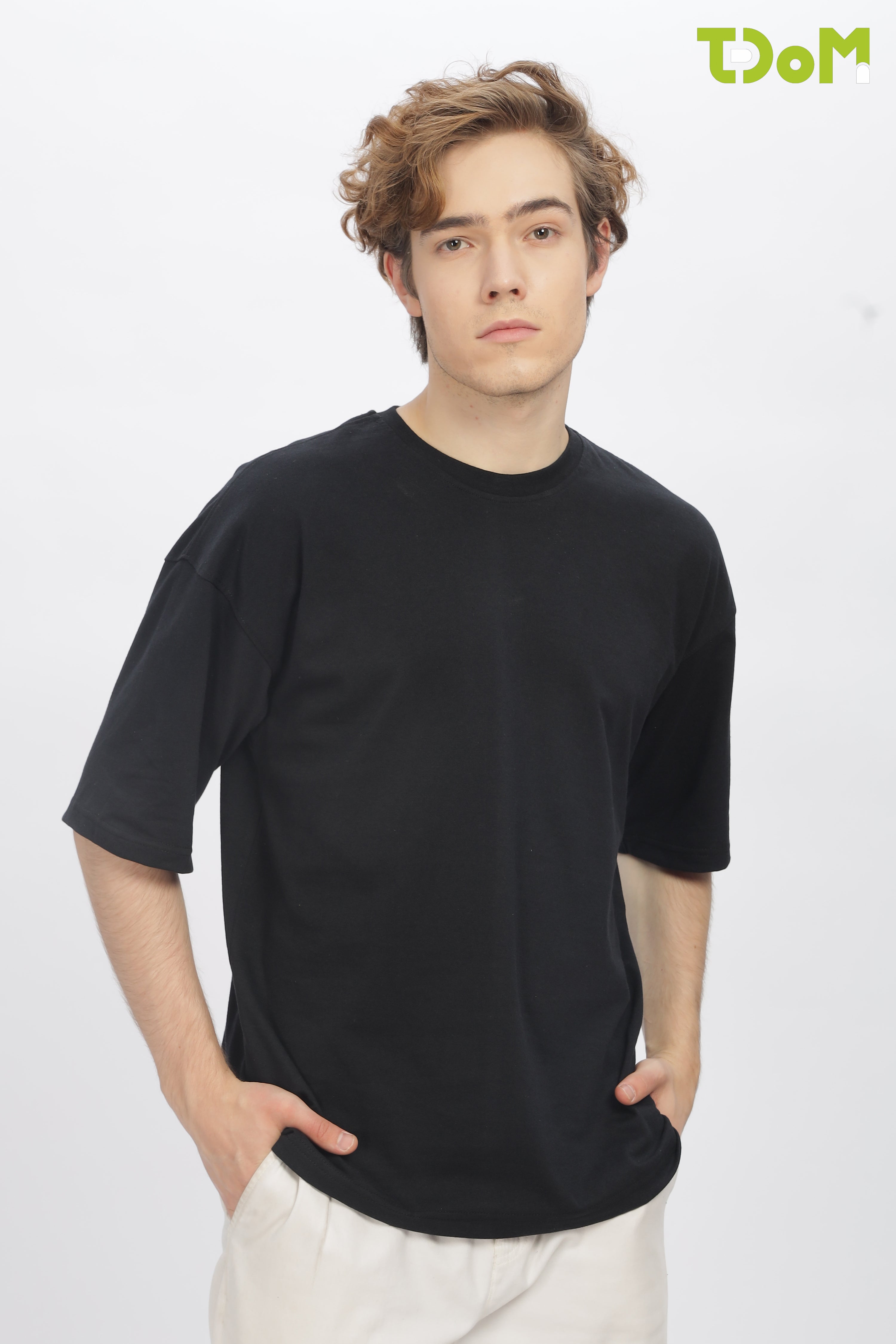 Men's Black Oversized T-Shirt