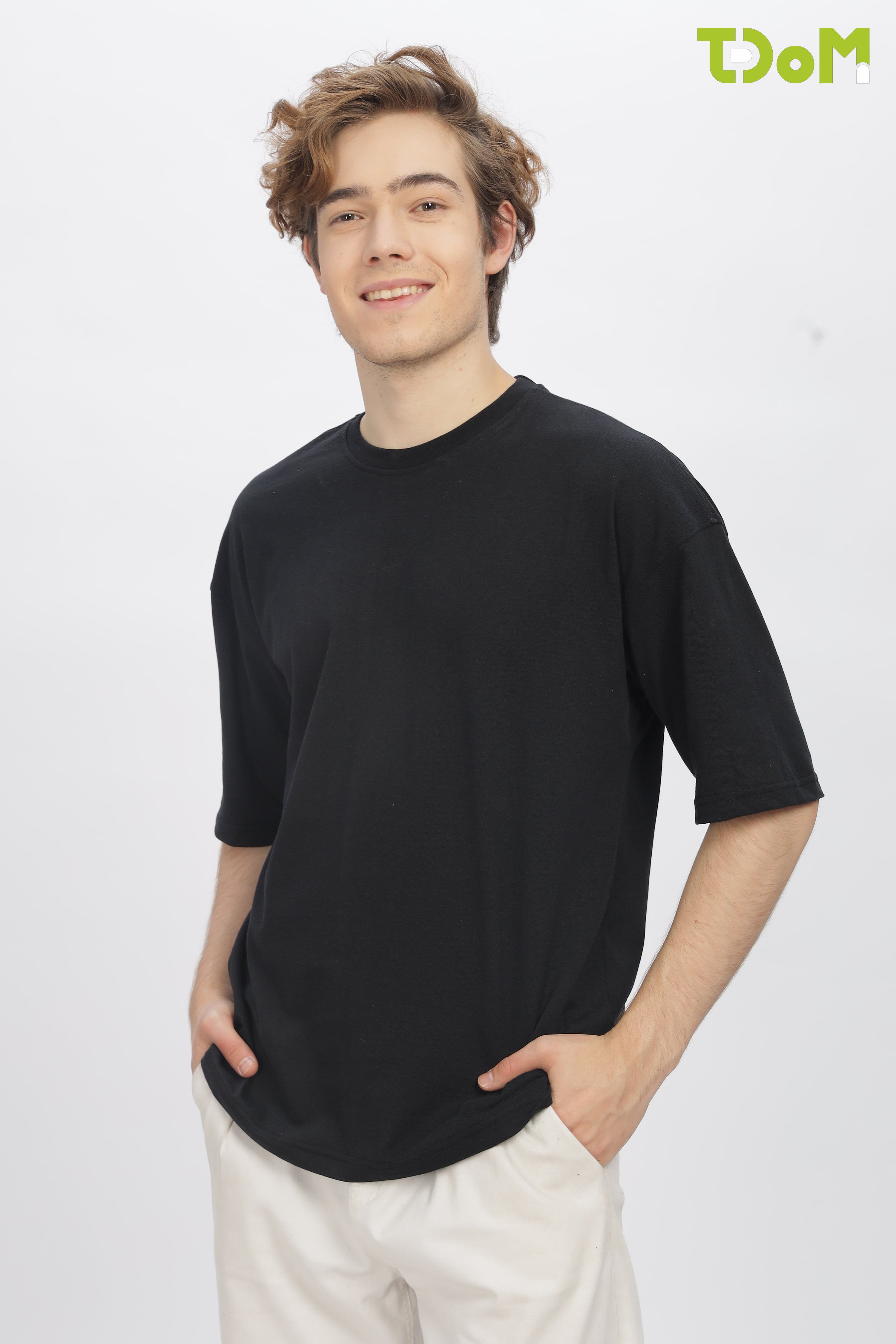 Men's Black Oversized T-Shirt