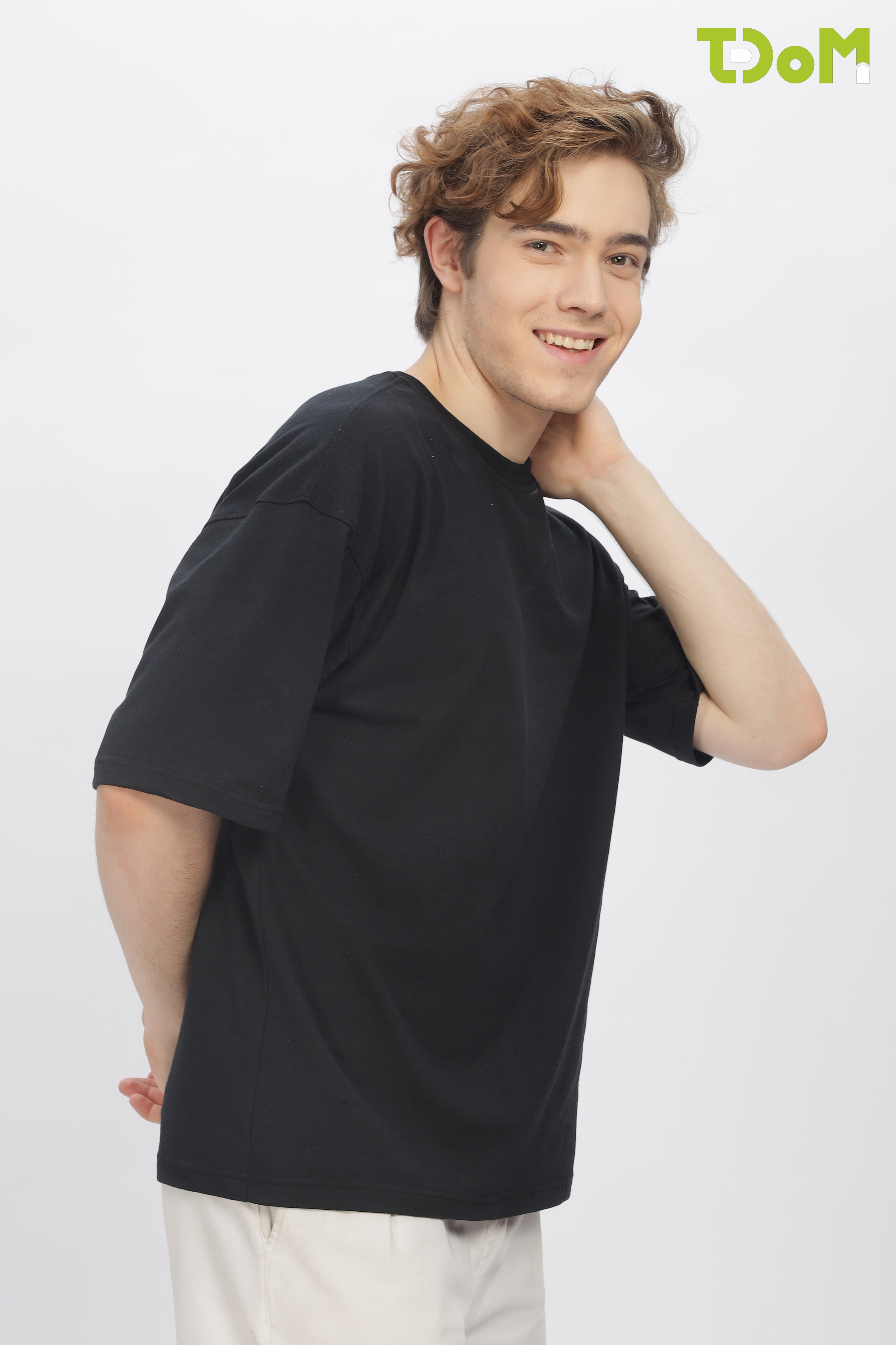 Men's Black Oversized T-Shirt