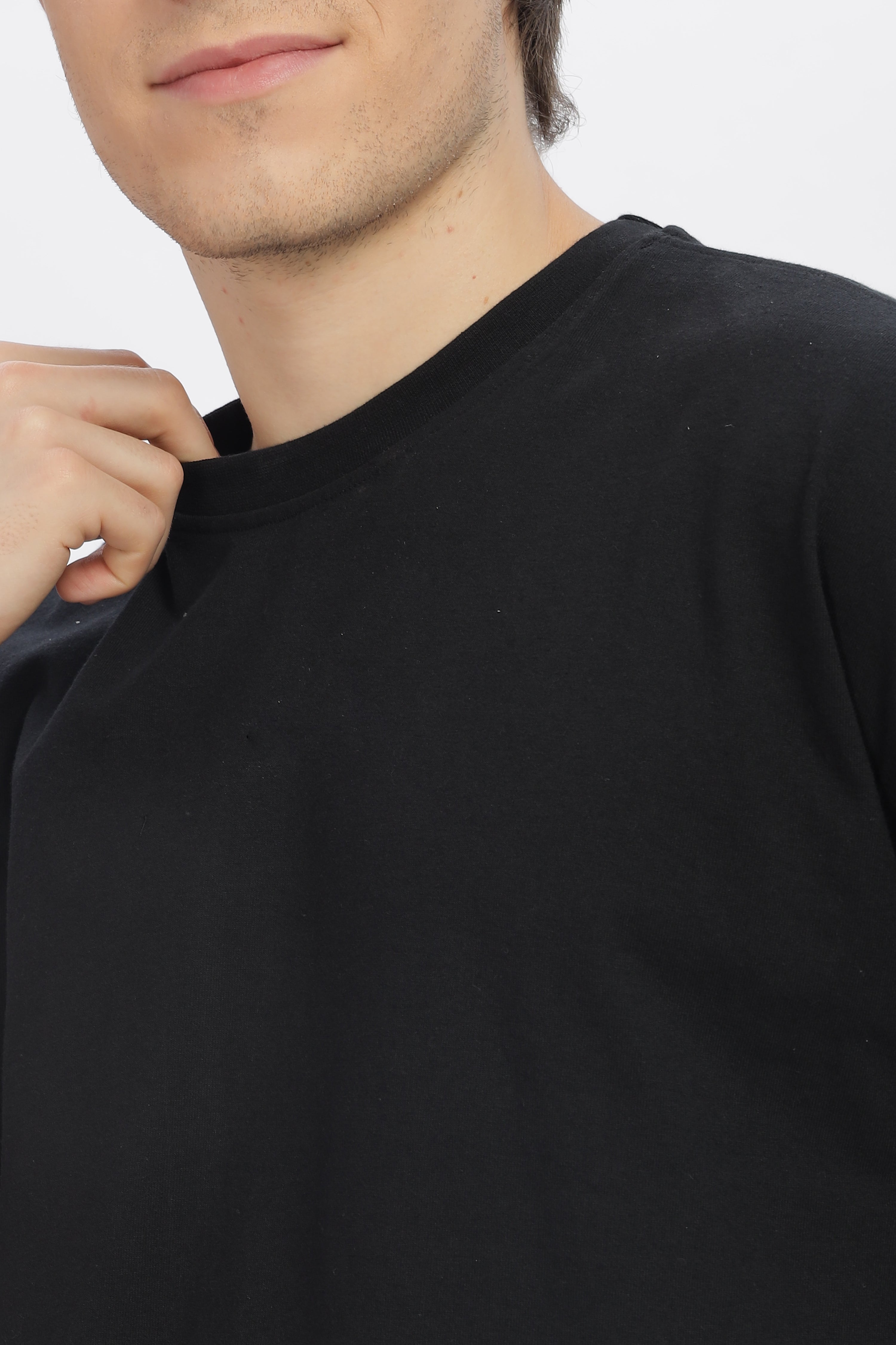 Men's Black Oversized T-Shirt