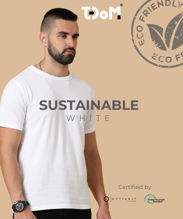 TDOM Men’s White Crewneck T-Shirt
