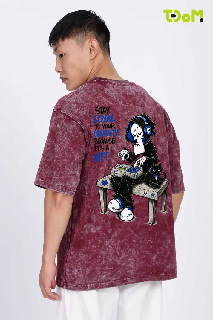 Creative Pulse Acid Wash Tee