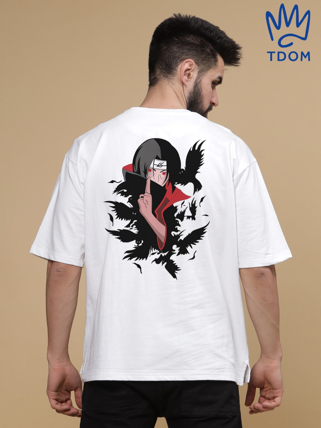 Itachi Round Neck Oversized T-Shirt