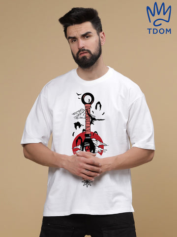 Itachi Round Neck Oversized T-Shirt
