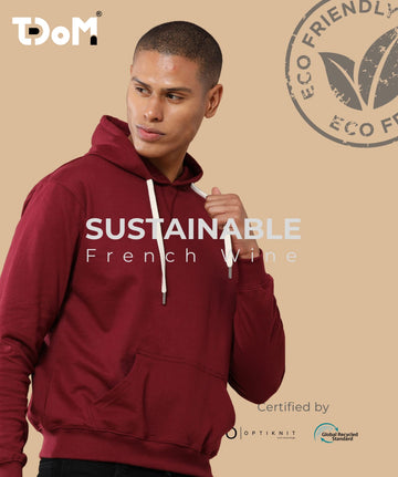 TDOM Men’s Classic French Wine Hoodie