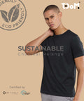 TDOM Men’s Charcoal Melange Crewneck T-Shirt