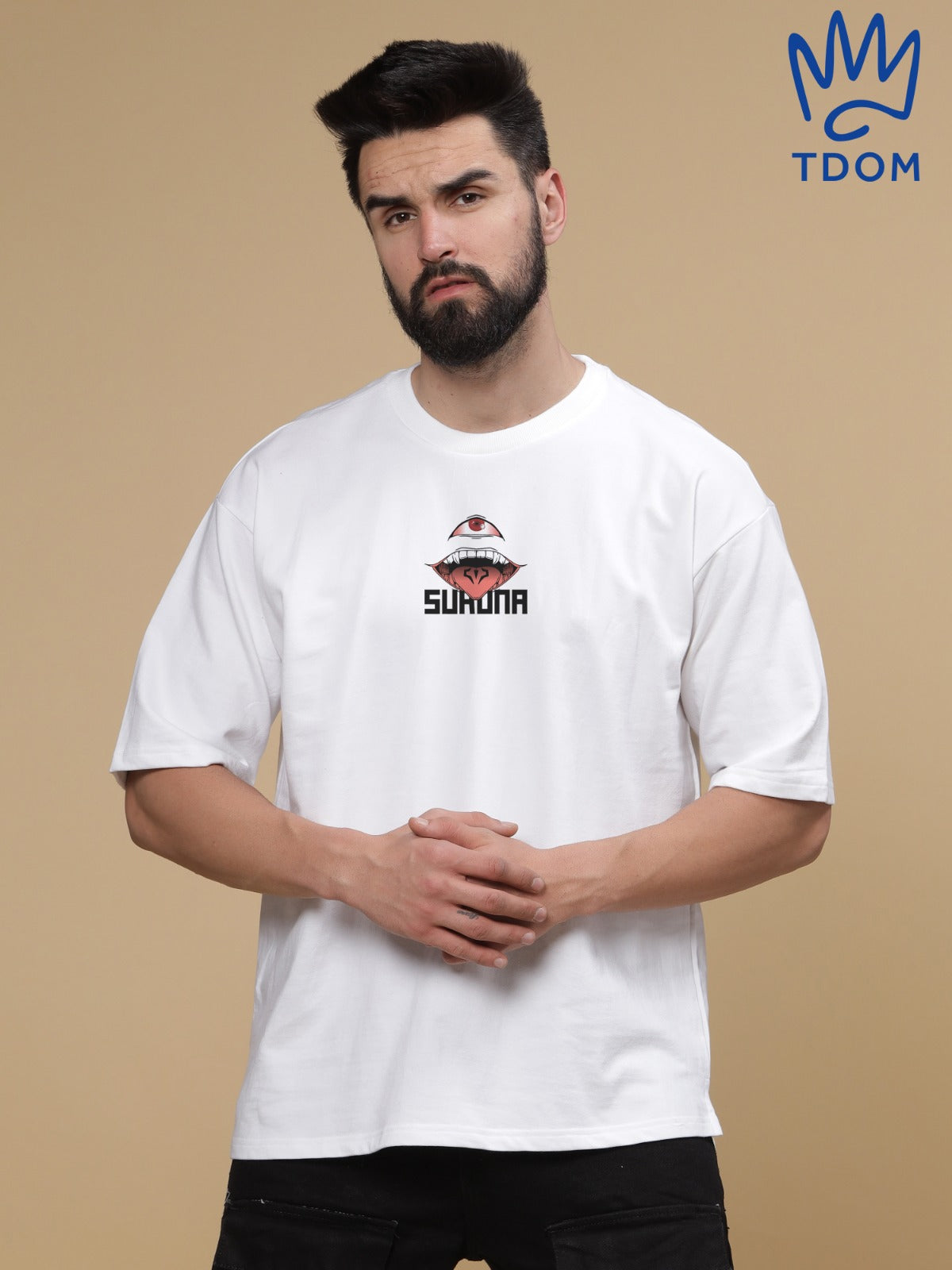 Yuji & Sakuna Round Neck Oversized T-Shirt